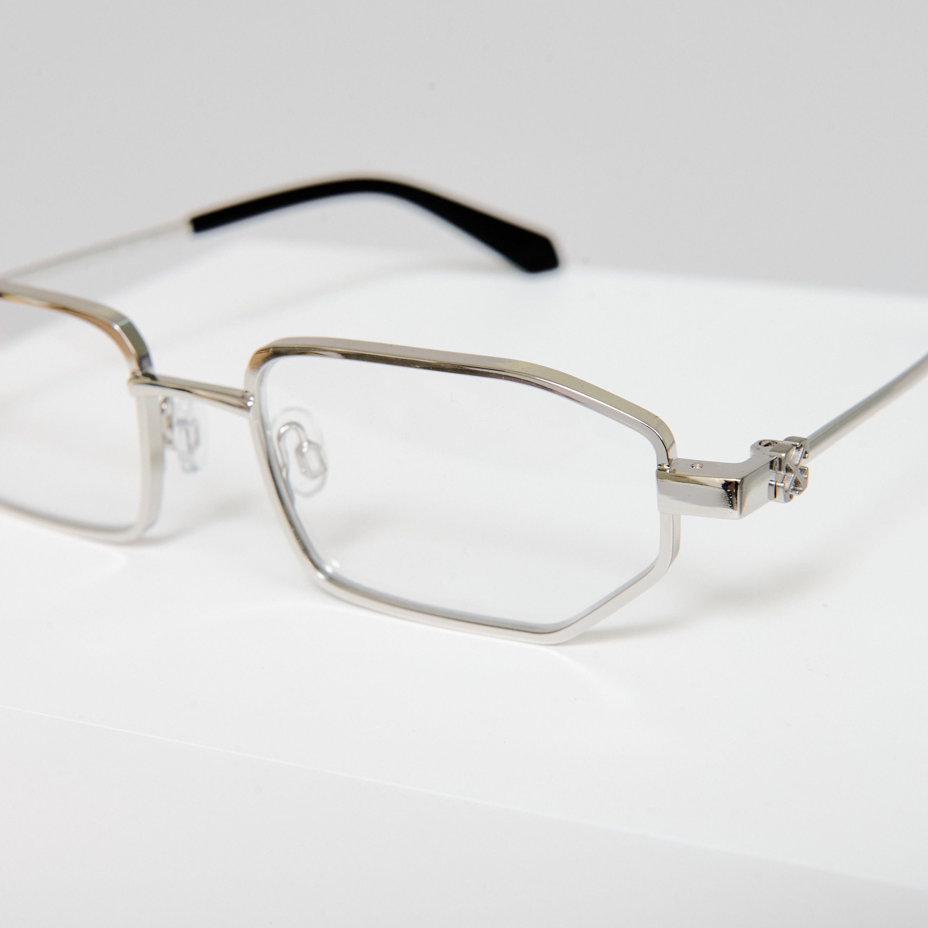 Off-White OFF WHITE STYLE 89 SILVER GLASSES Size ONE SIZE - 2 Thumbnail