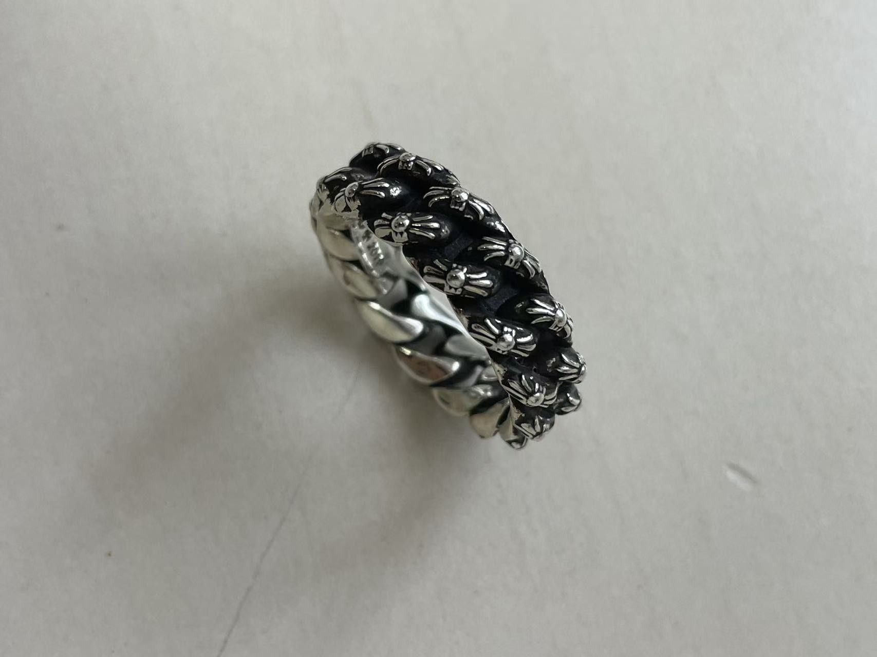 Chrome Hearts Chrome Hearts Silver XTRA FANCY Cuban Cross Ring Size ONE SIZE - 11 Thumbnail