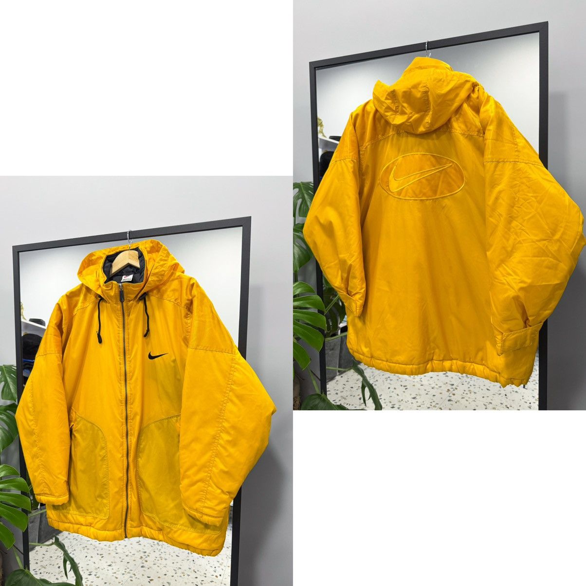 Nike Nike big logo yellow vintage jacket size M-L Size US M / EU 48-50 / 2 - 4 Thumbnail
