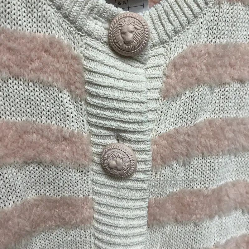 Balmain Balmain Pink Wool Women's Cardigan L Size . Size L / US 10 / IT 46 - 3 Thumbnail