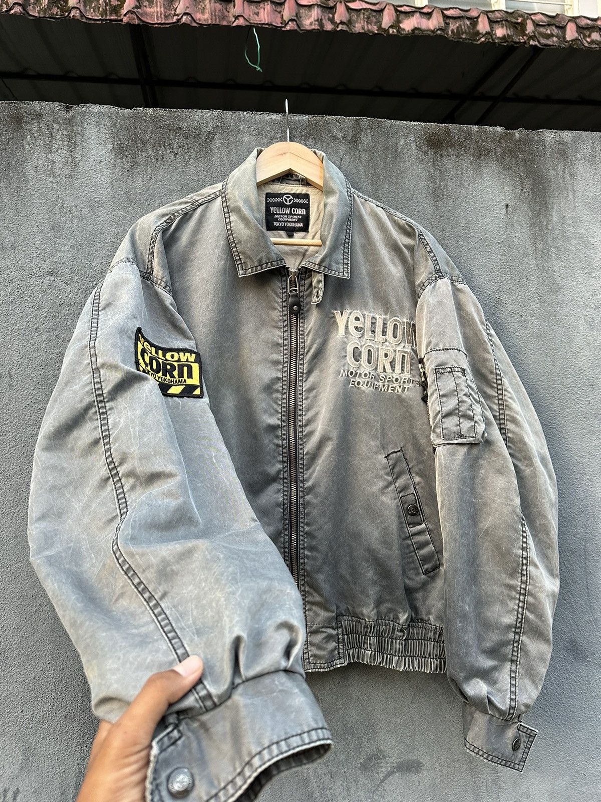 YELLOW CORN 👹Vintage Yellow Corn Sledge Hammer Bomber Jacket Size US L / EU 52-54 / 3 - 8 Thumbnail