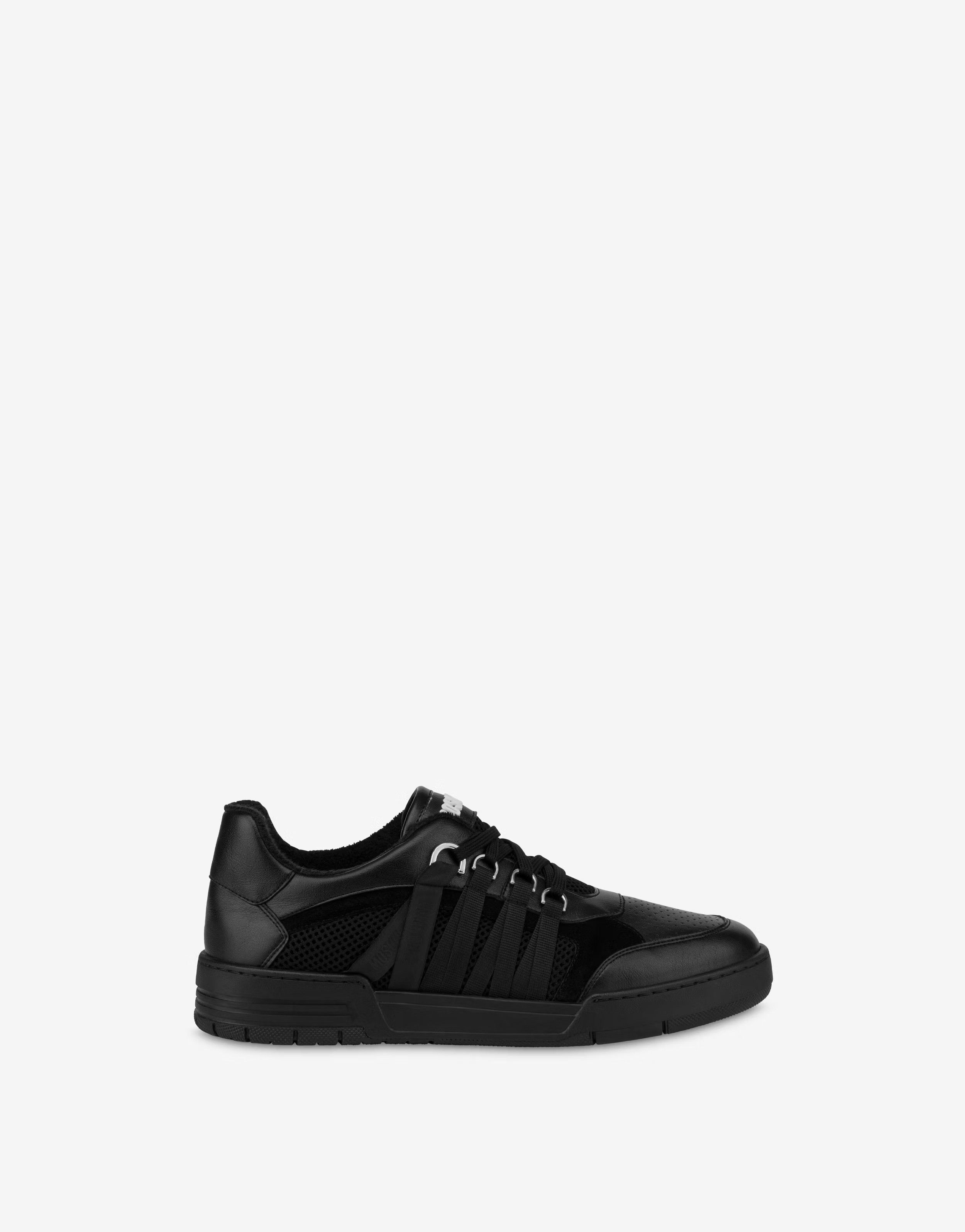Moschino o1s22i1n0924 Streetball Low-Top Sneakers in Black Size US 8 / EU 41 - 1 Thumbnail