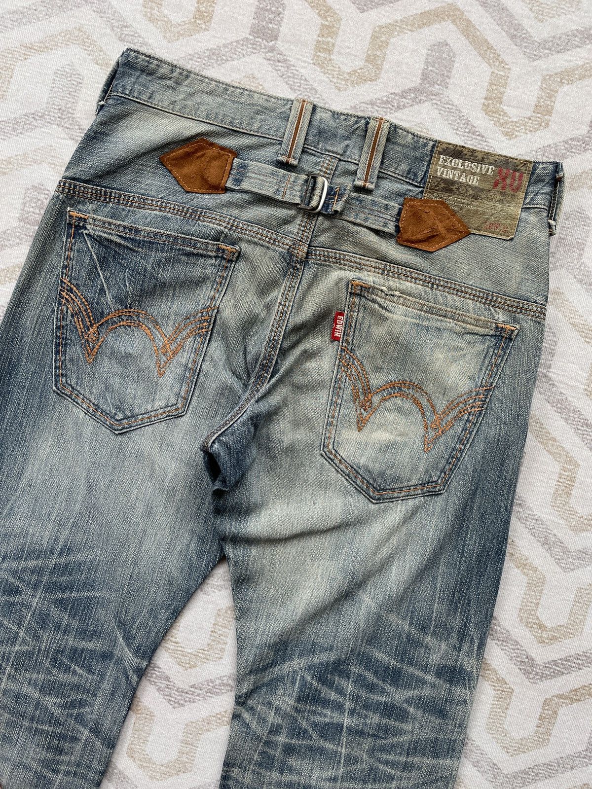Edwin × If Six Was Nine × Vintage Edwin XV Buckle Back Jeans Size US 34 / EU 50 - 5 Thumbnail