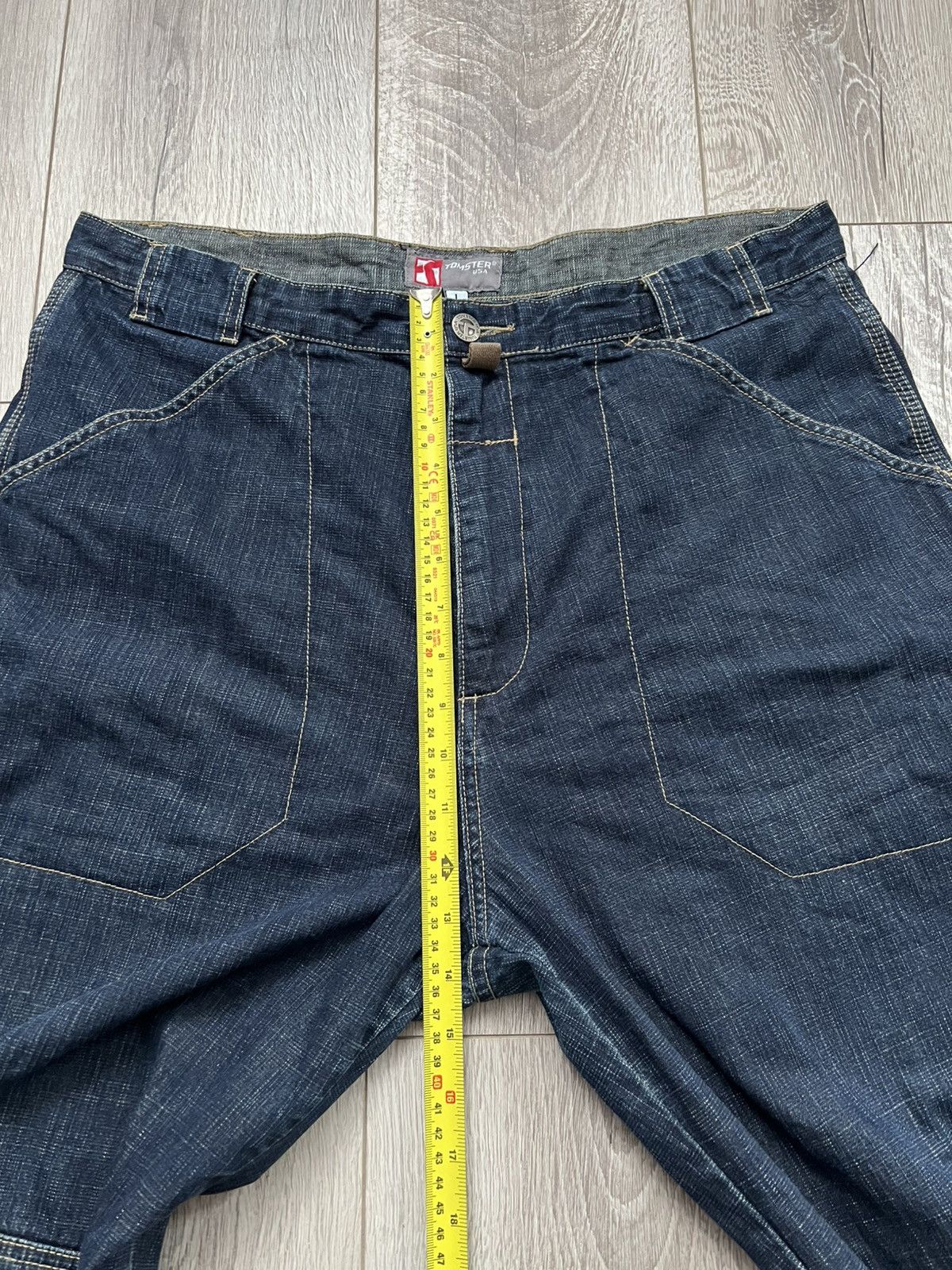 Vintage Vintage Tomster USA Workers Jeans Y2K Denim Pants 1990s Size US 34 / EU 50 - 15 Thumbnail