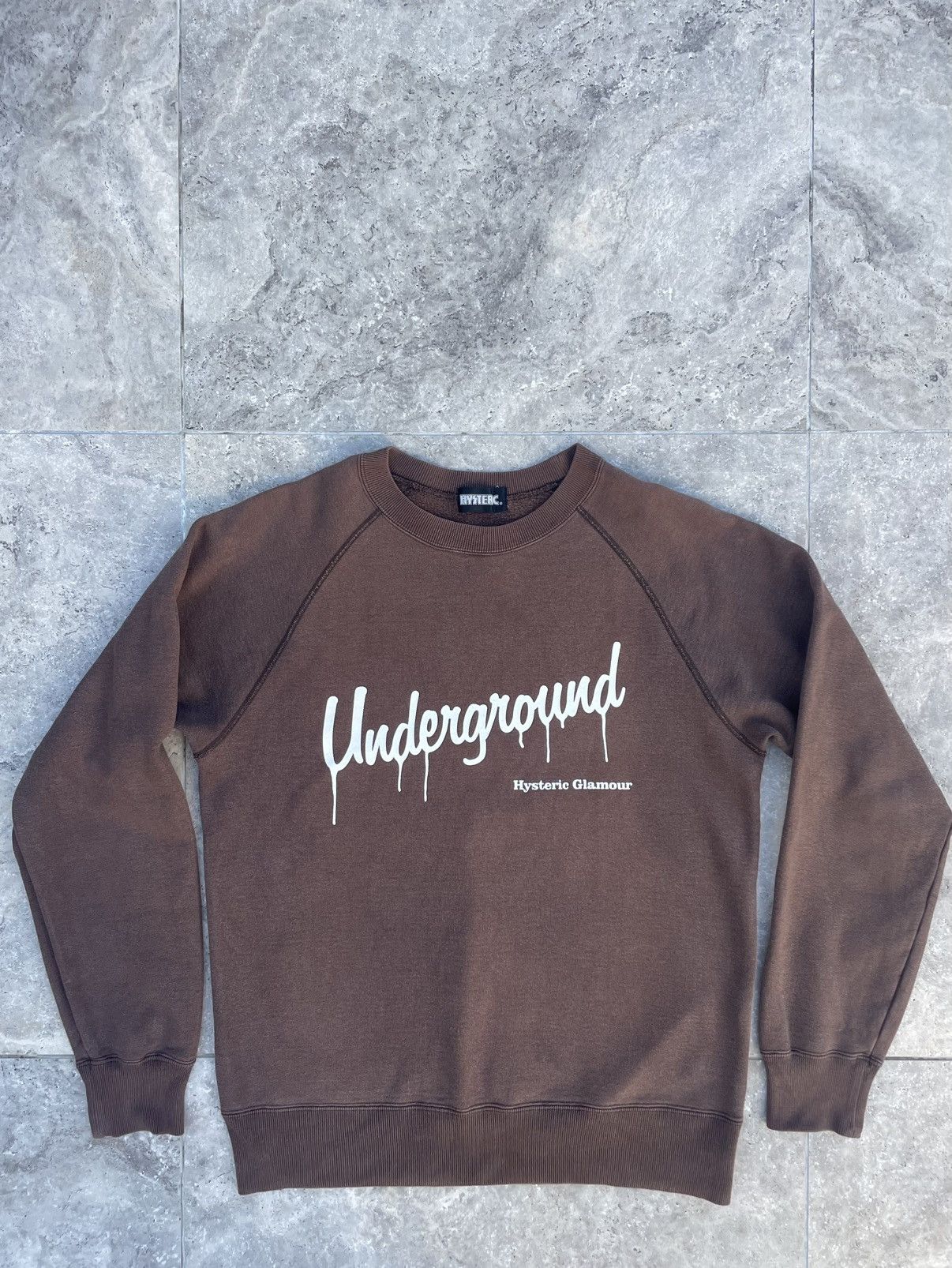 Hysteric Glamour Vintage Hysteric Glamour Brown Raglan Sweater Size US M / EU 48-50 / 2 - 1 Thumbnail
