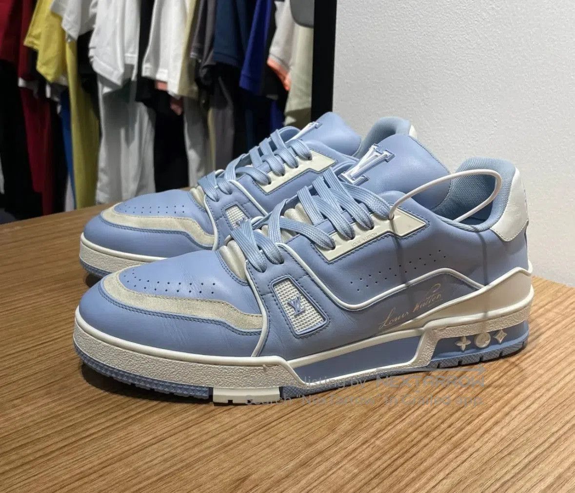 Louis Vuitton Louis Vuitton Trainer Leather Low. Size US 8.5 / EU 41-42 - 1 Thumbnail