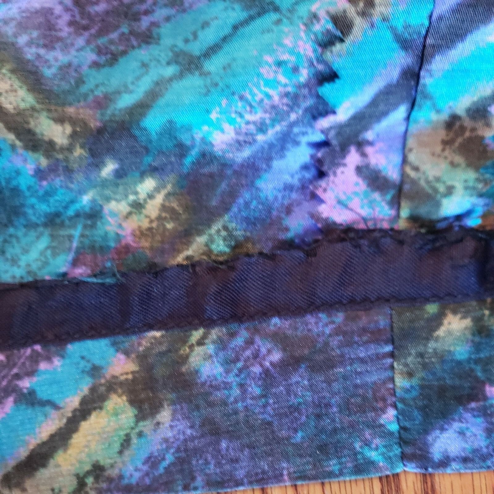 Other Vtg Career Dress Sz 16 Volump Belted Brutalist Peacock Blue Size M / US 6-8 / IT 42-44 - 16 Thumbnail