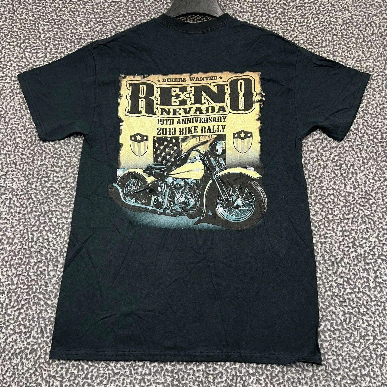 Gildan Vintage Reno Bike Rally Shirt Men M Short Sleeve Deadstock Size US M / EU 48-50 / 2 - 1 Thumbnail