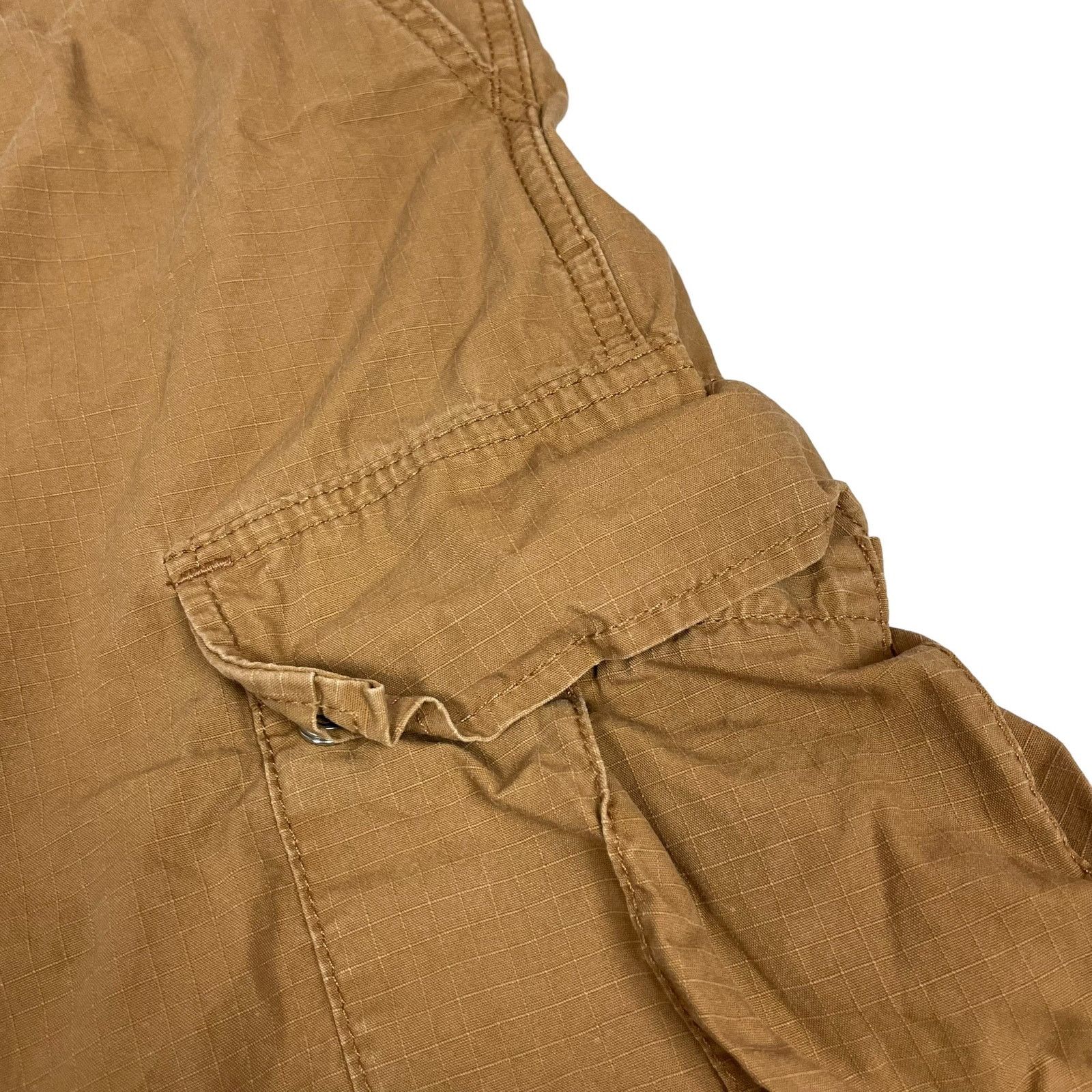 Carhartt Carhartt Men's brown Cotton High-Rise Cargo Bermuda Short 34 Size US 34 / EU 50 - 5 Thumbnail