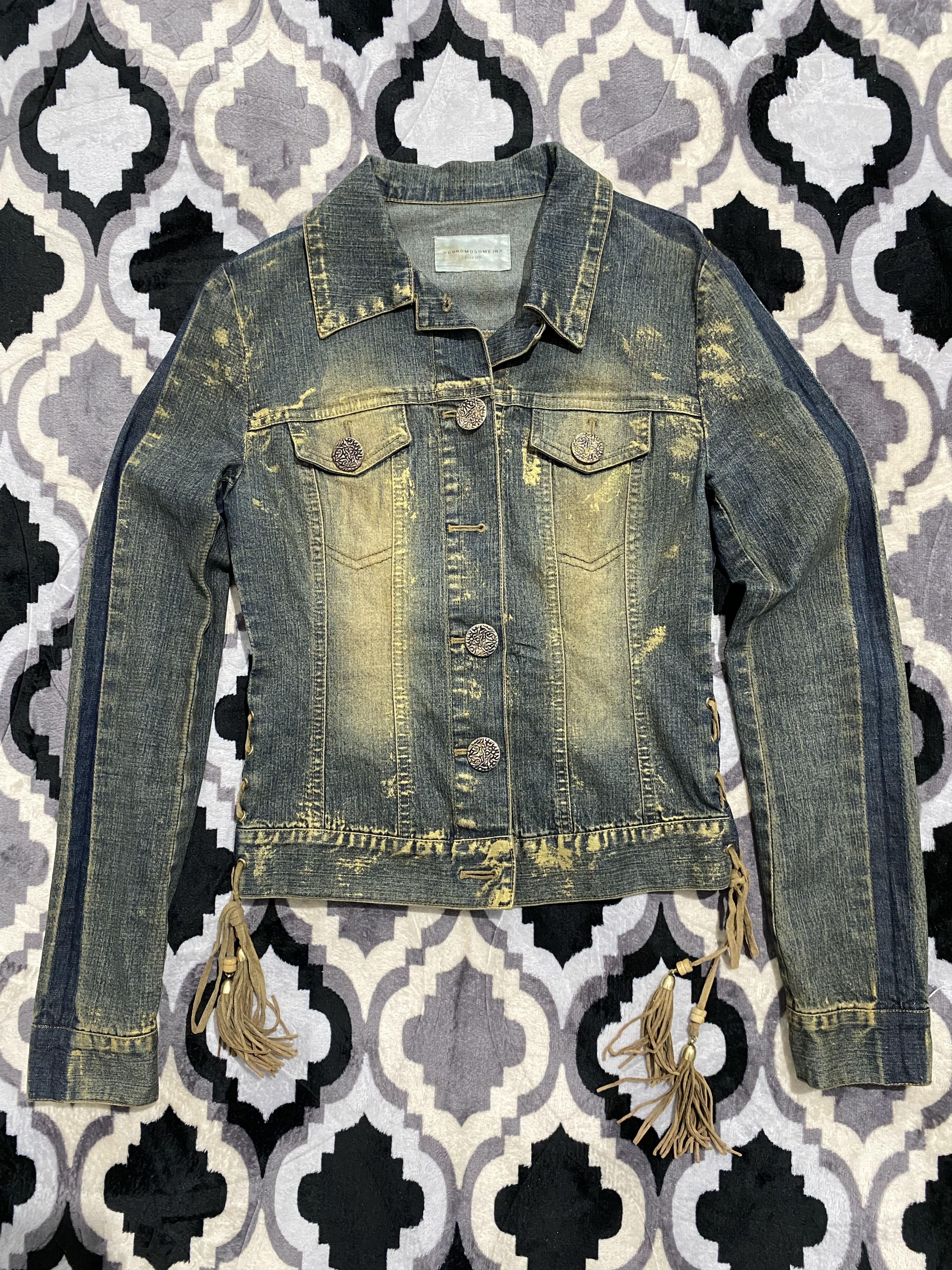 Vintage x chromosome in x stone wash denim lgb styled