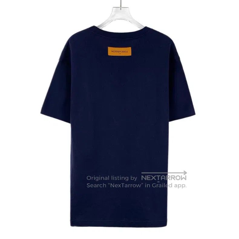 Louis Vuitton Louis Vuitton Navy jellyfish crab nail bead design cotton Size US M / EU 48-50 / 2 - 2 Thumbnail