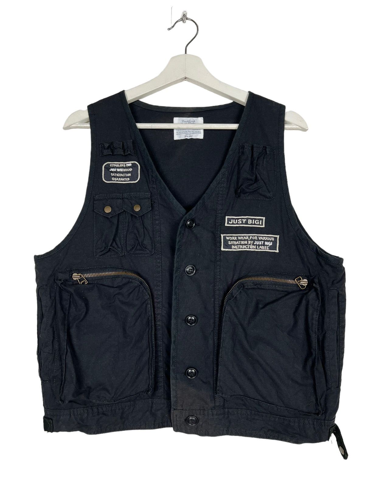 🔥 JUST BIGI CARGO TACTICAL TANK TOP VEST