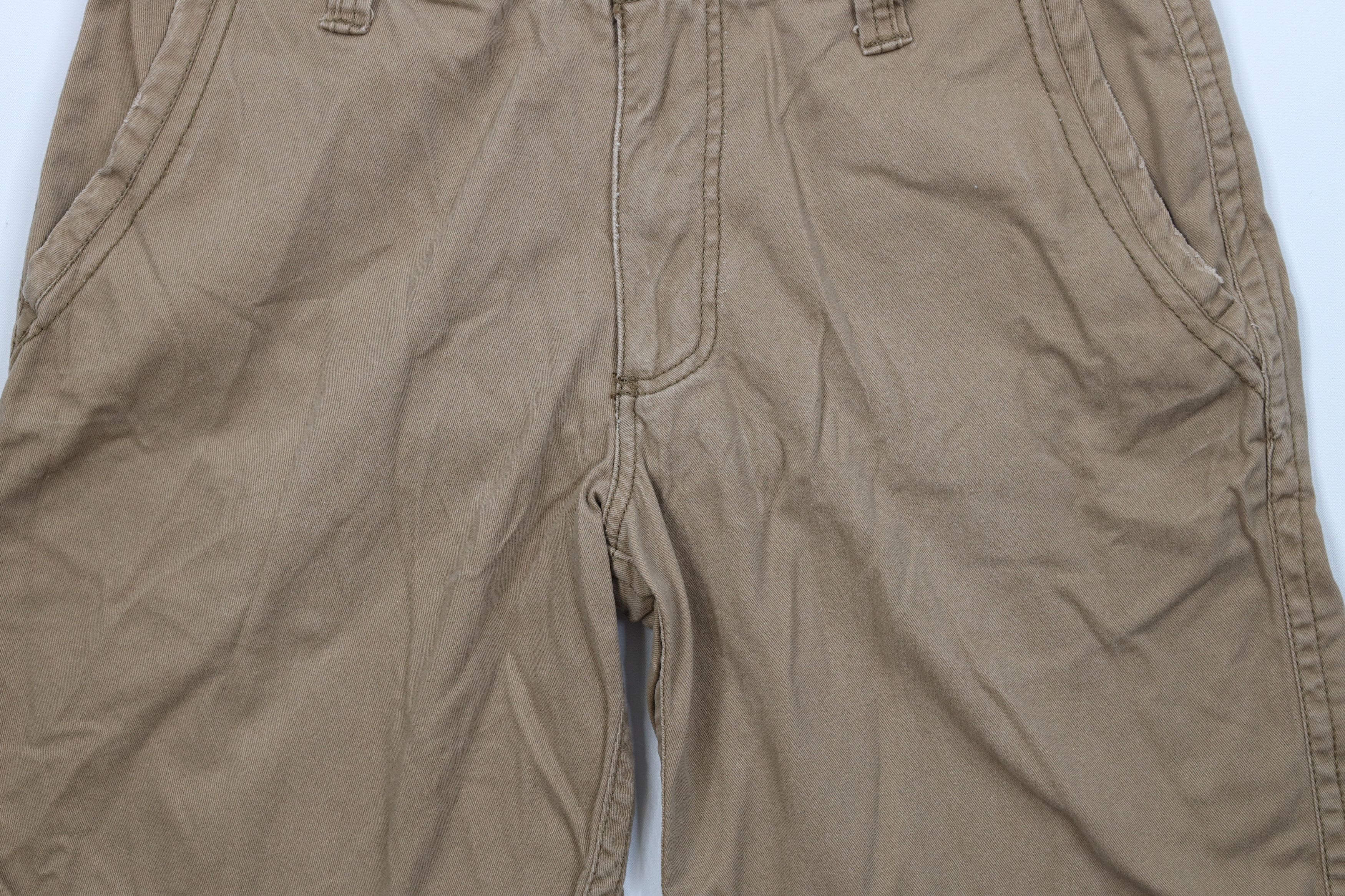 Aeropostale Vintage Y2K Aeropostale Front Heavyweight Chino Shorts Beige Size US 32 / EU 48 - 3 Thumbnail