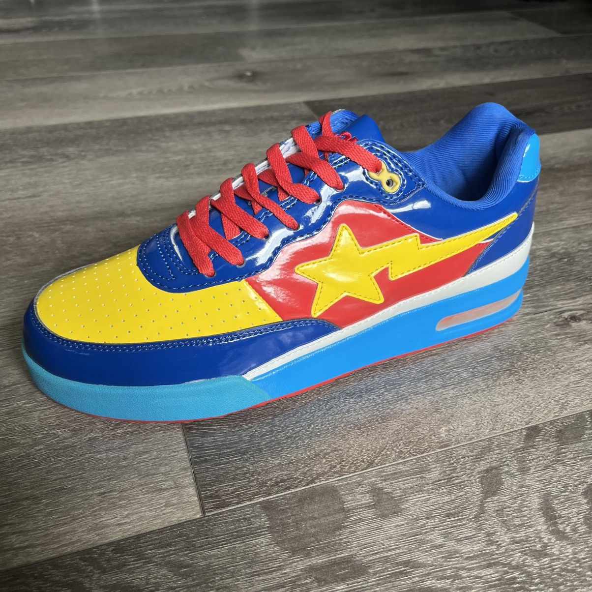 Bape × DC Comics RARE OG 2007 BAPE X DC COMICS WONDER WOMAN BAPESTA ROADSTAS Size US 10 / EU 43 - 9 Thumbnail