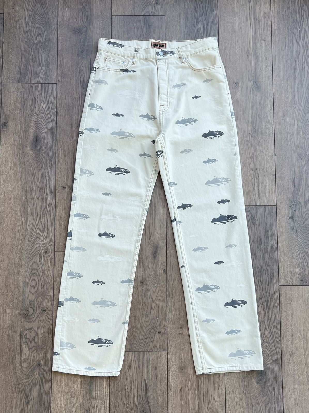 Corteiz Corteiz Alcatraz Baggy Jeans 'Washed Blue' | Grailed