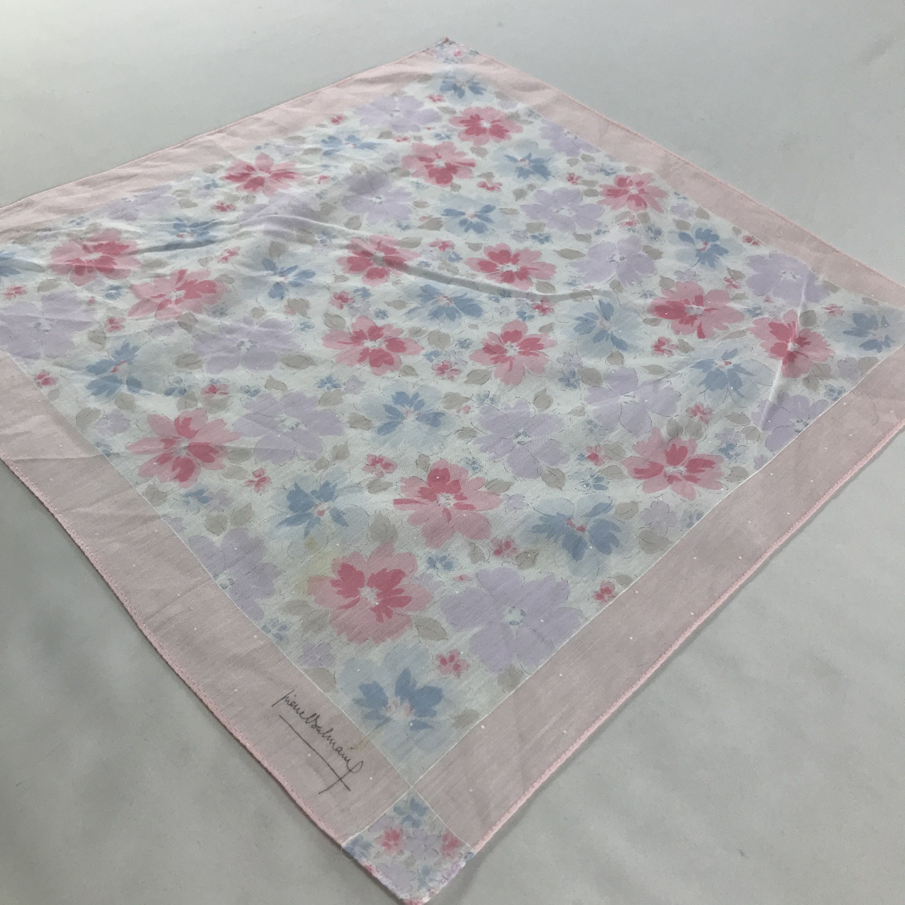 Pierre Balmain × Vintage Pierre Balmain Bandana / Handkerchief / Neckerchief - S1727 Size ONE SIZE - 2 Thumbnail