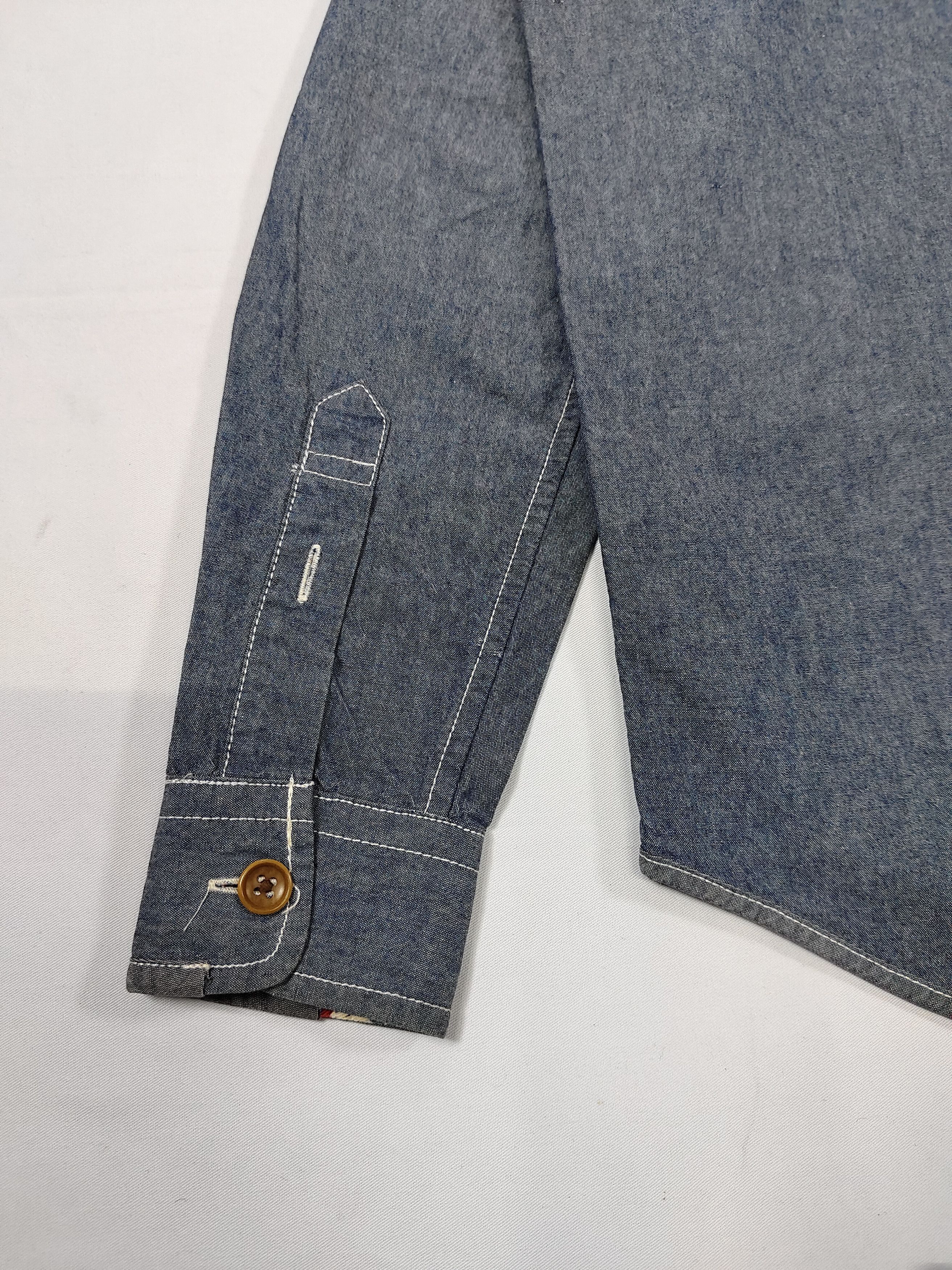 izzue Izzue 🇯🇵 Paisley Pacthwork Yoke Denim Western Shirt Size US S / EU 44-46 / 1 - 7 Thumbnail