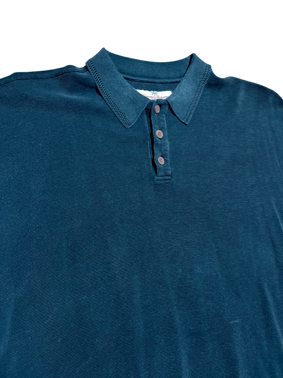 Tommy Bahama Tommy Bahama Dark Gray Silk Polo Shirt Size US XL / EU 56 / 4 - 2 Thumbnail