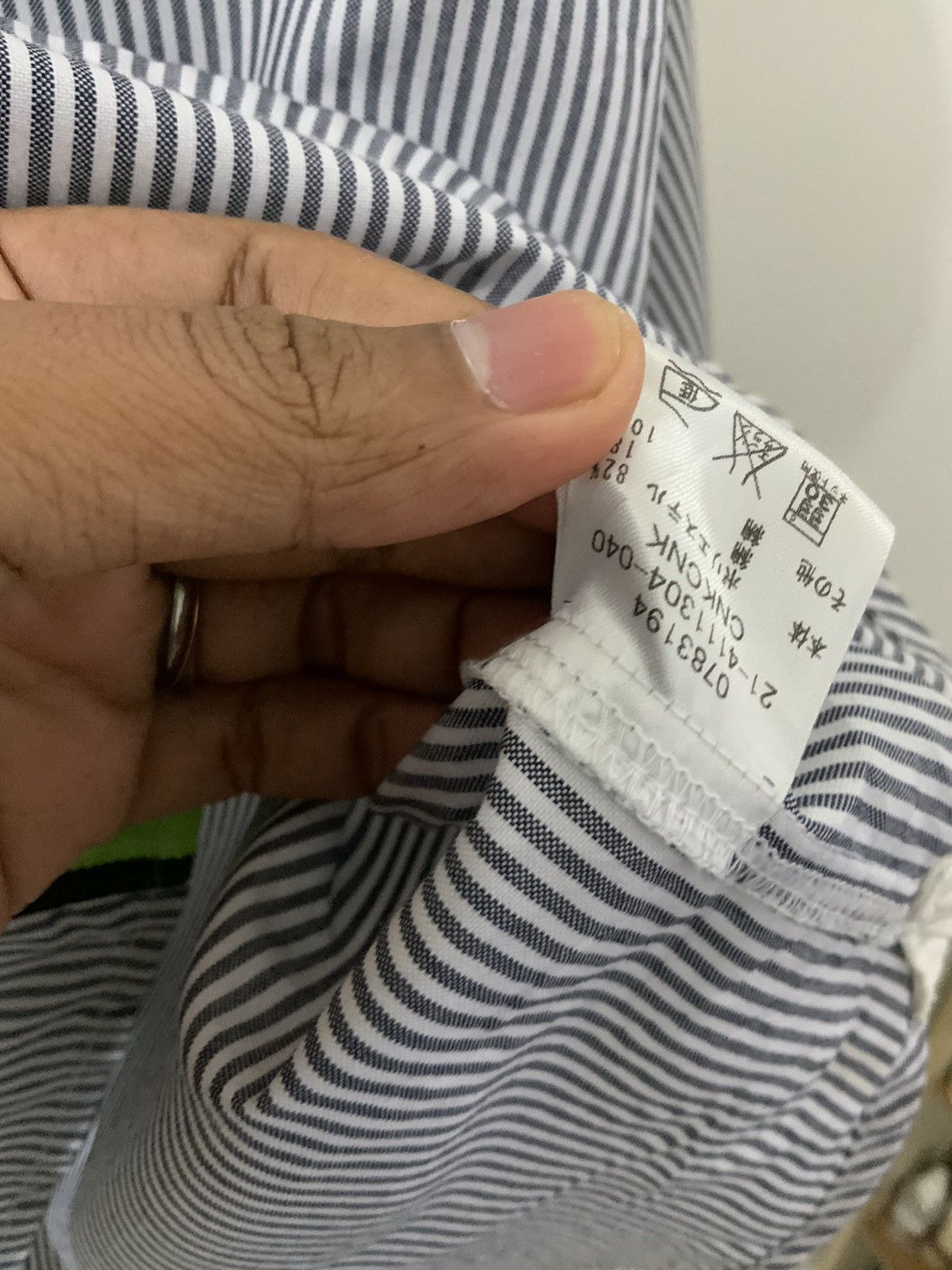 Japanese Brand Tommy Striped Long Sleeve Button Ups Size US L / EU 52-54 / 3 - 15 Thumbnail