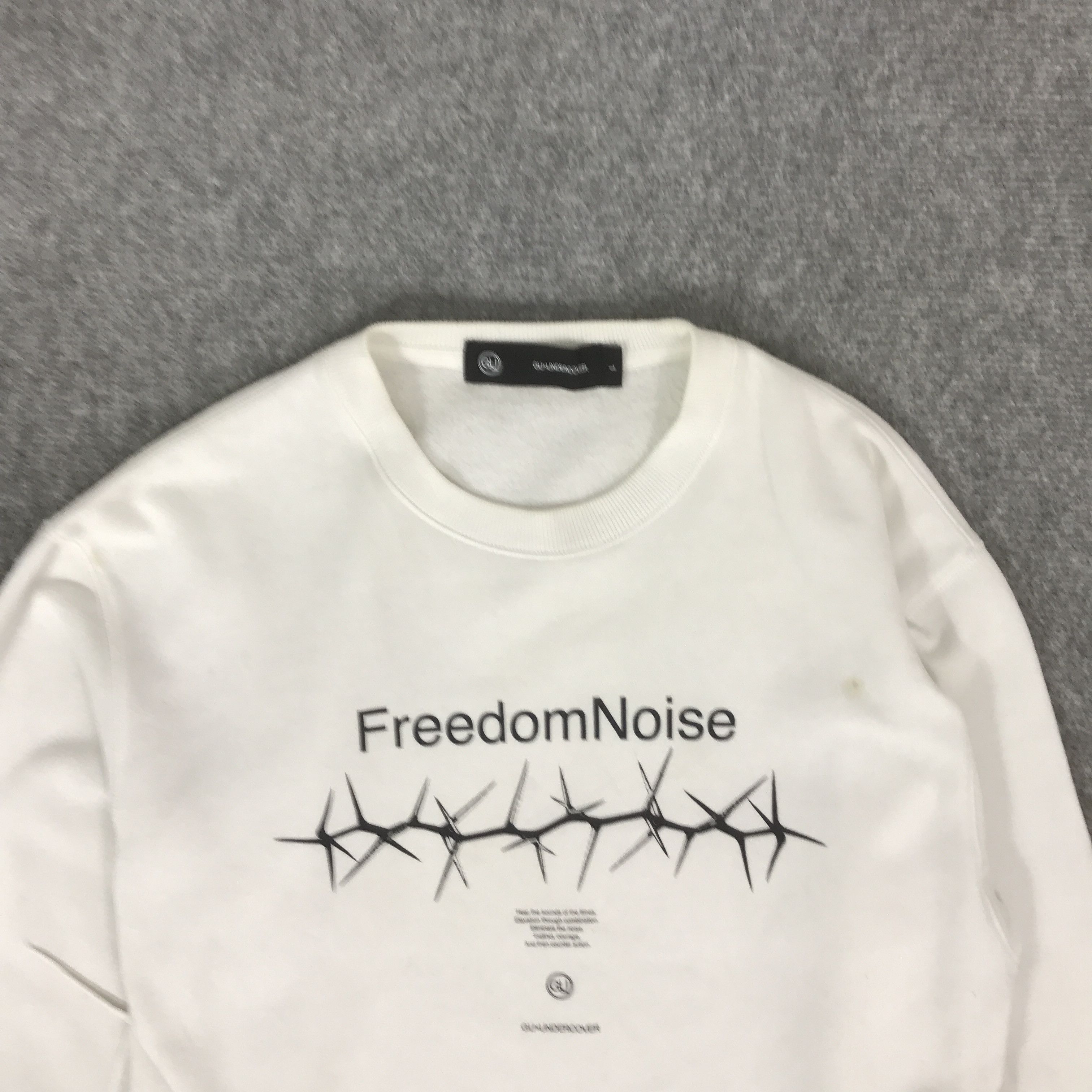GU × Undercover UNDERCOVER FREEDOM NOISE SWEATSHIRT K76B17 Size US L / EU 52-54 / 3 - 2 Thumbnail