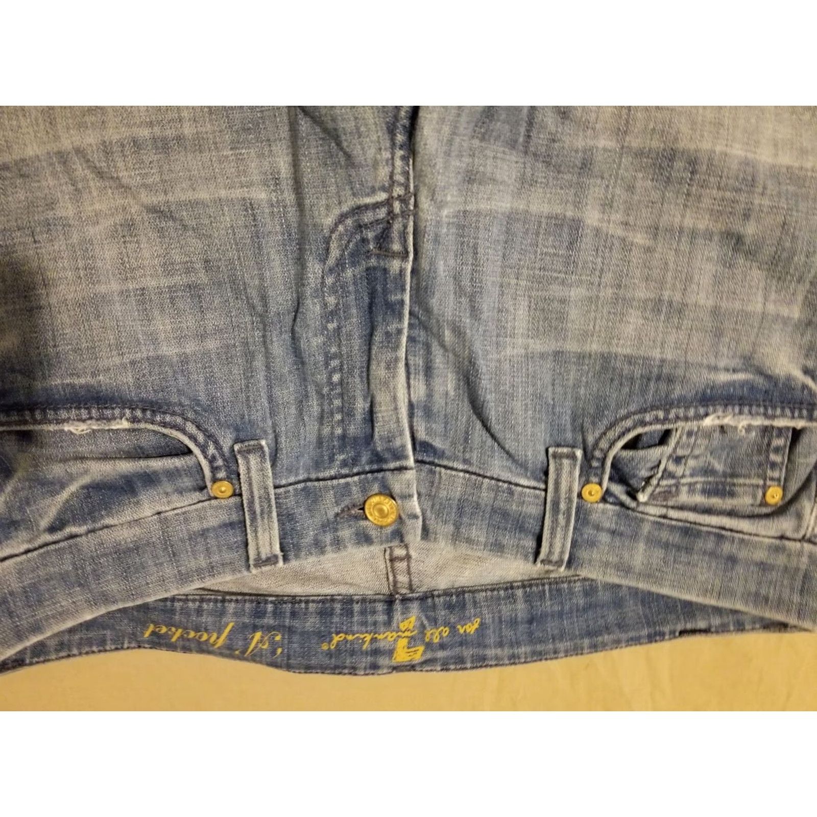 7 For All Mankind Womens 7 For All Mankind Jeans 29 Denim Stretch Flared Blue Pants Shirt? Size 29" - 4 Thumbnail