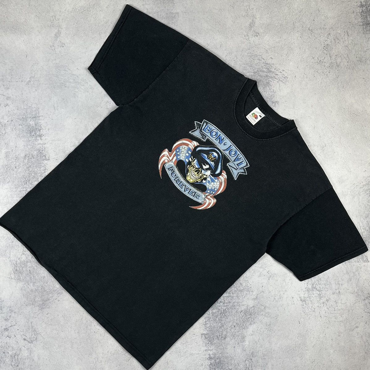 Band Tees Vintage Bon Jovi Forever rare rock band tour tee 00’s Size US L / EU 52-54 / 3 - 1 Thumbnail
