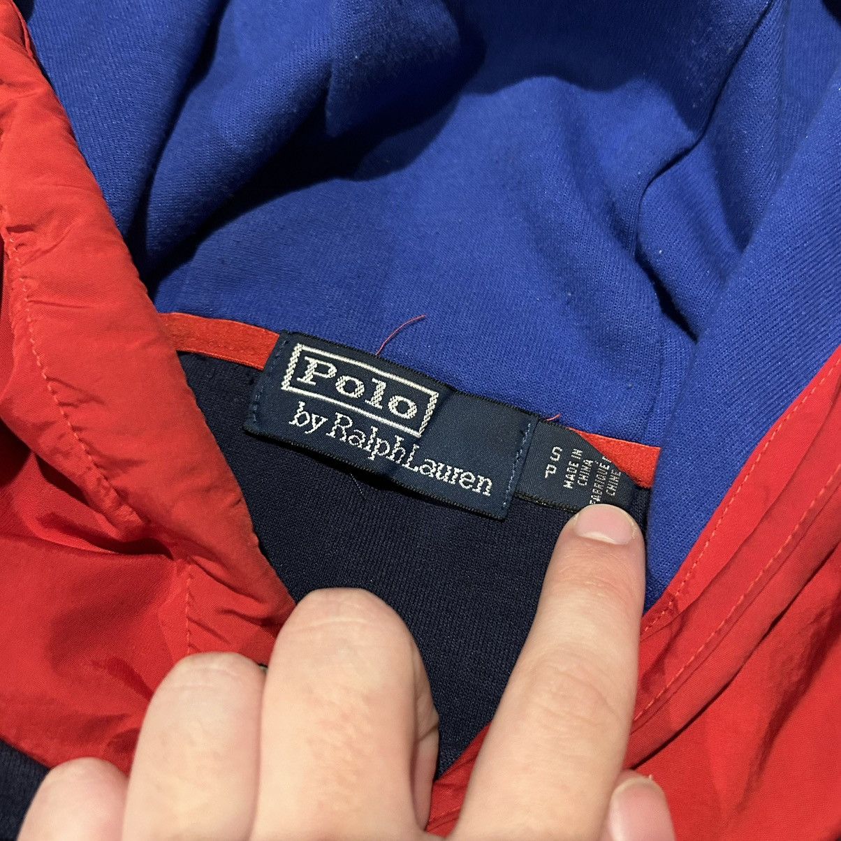 Polo Ralph Lauren × Vintage Vintage Polo Ralph Lauren Hi Tech Hooded Sweatshirt Rare Size US S / EU 44-46 / 1 - 6 Thumbnail
