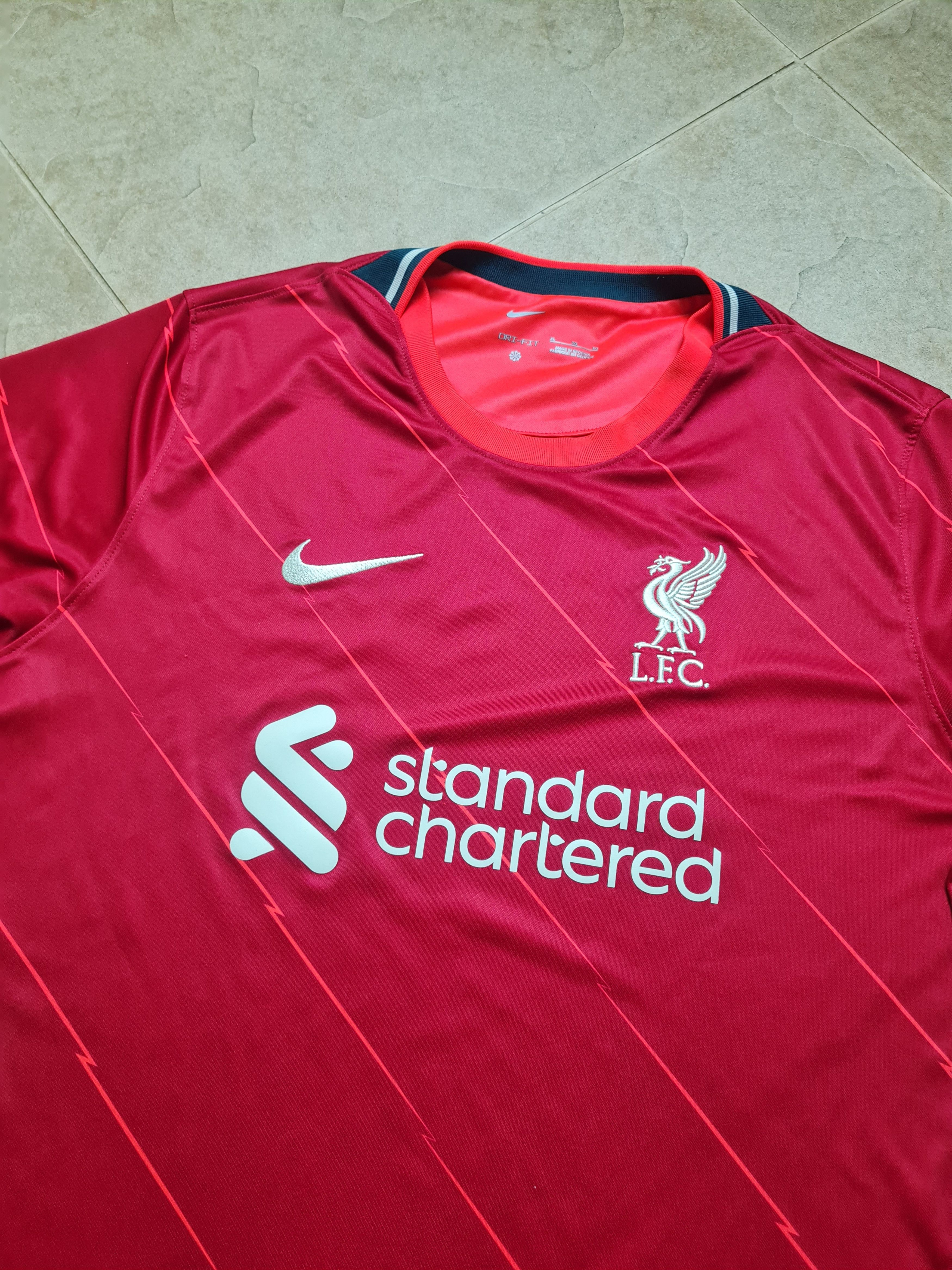 Nike SOCCER SHIRT NIKE LIVERPOOL FC HOME FOOTBALL JERSEY 2021/22 Size US XL / EU 56 / 4 - 13 Thumbnail