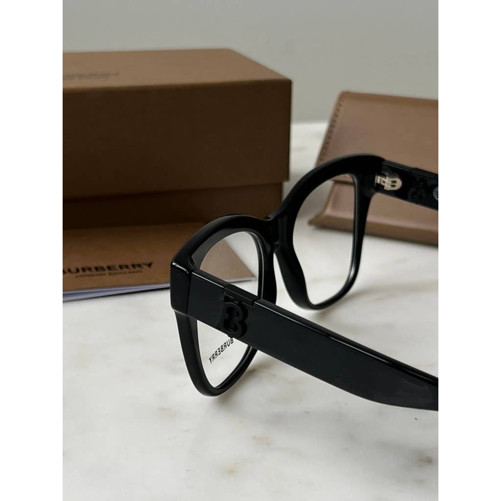 NEW Burberry BE2388 Oversized Black Eyeglasses Frames