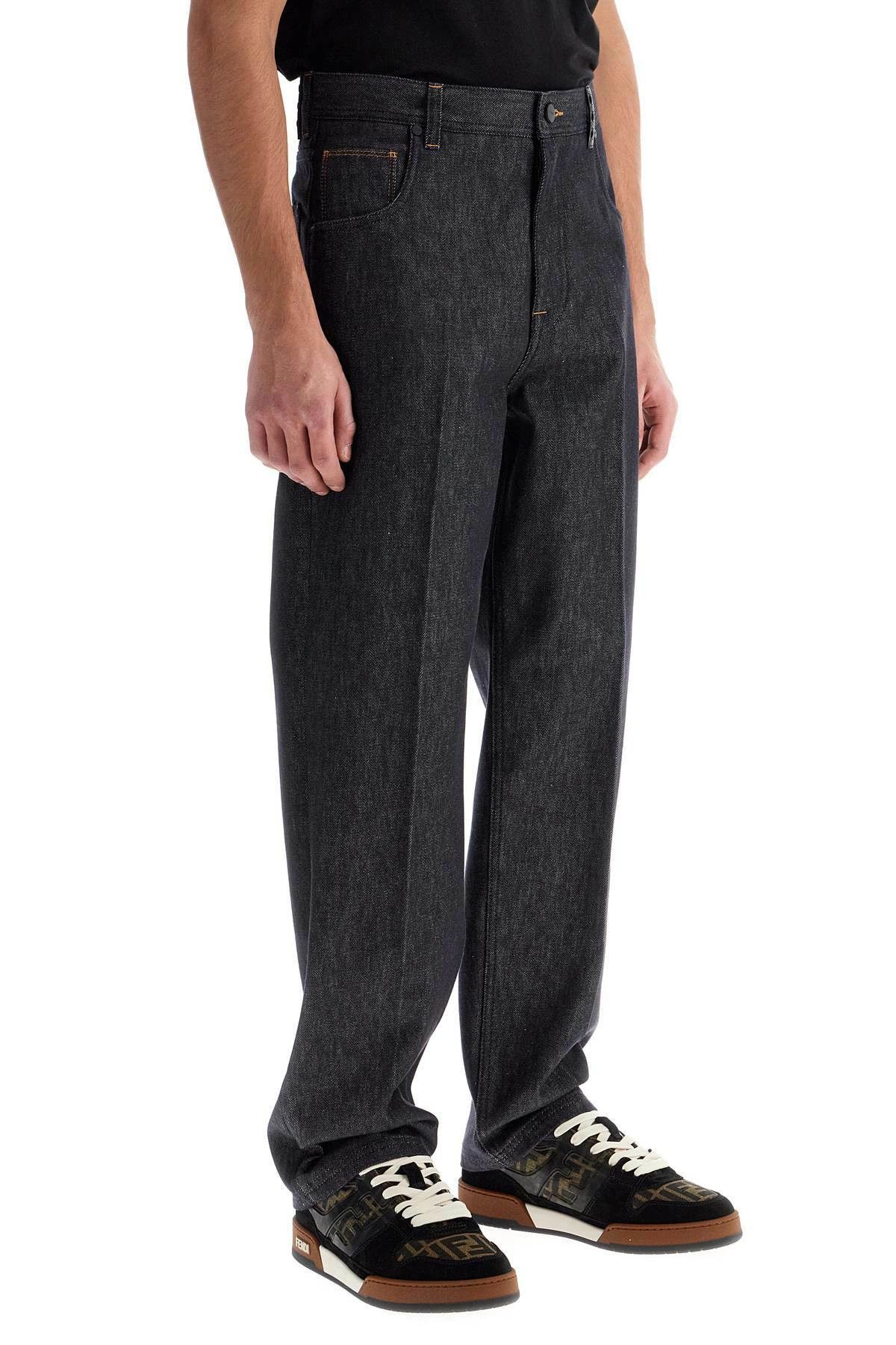 Fendi o1s1wg110226 Long Jeans in Black Size US 34 / EU 50 - 2 Thumbnail