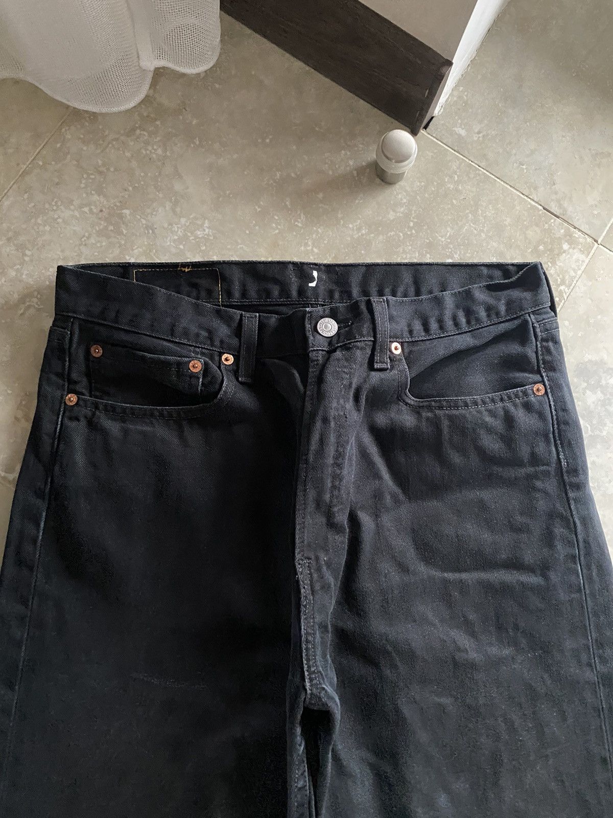 Levi's Vintage Levis Baggy 590 Jeans Made in Usa 2000s Y2K Black Size US 34 / EU 50 - 8 Thumbnail