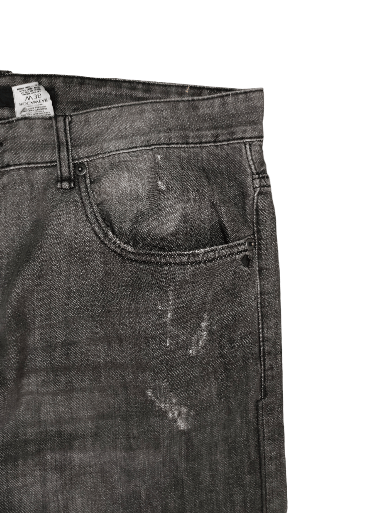 Rocawear Baggy Jeans Rocawear Distress Denim Wide Leg Classic Fit Y2k Size US 36 / EU 52 - 3 Thumbnail