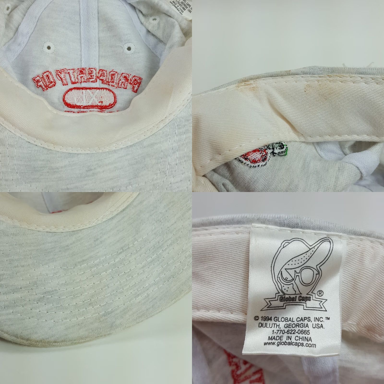Vintage VINTAGE Stanford University College Hat Baseball Cap Adjustable Embroidered gray 90s Retro Sports Mens Size ONE SIZE - 8 Thumbnail