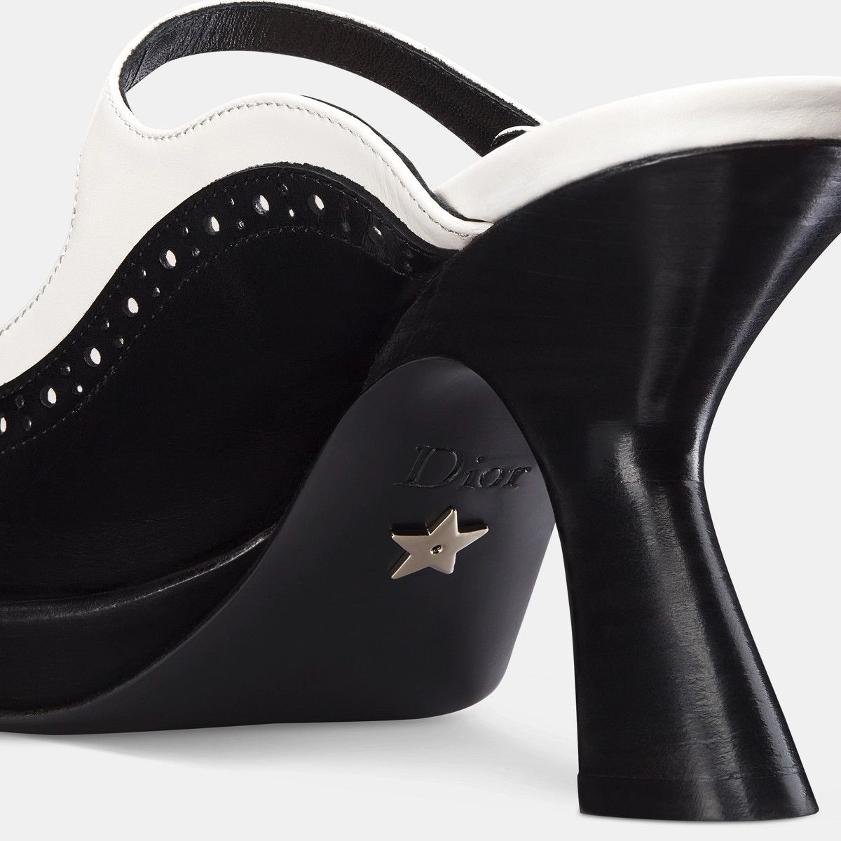 Dior o1bcso1str1224 Mules in Black & White Size US 8 / IT 38 - 5 Thumbnail