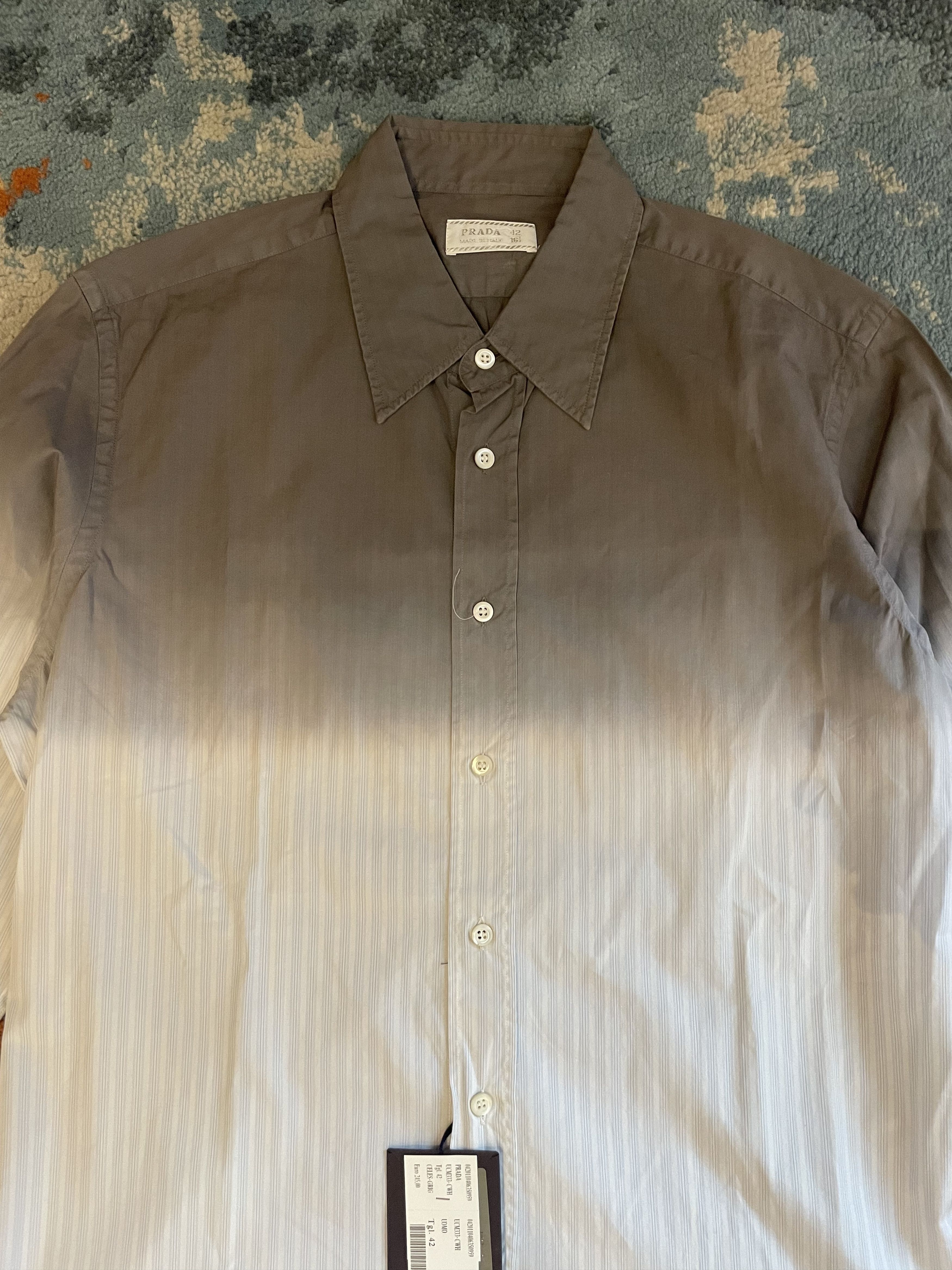 Prada Prada Light Blue Shirt Size US M / EU 48-50 / 2 - 2 Thumbnail