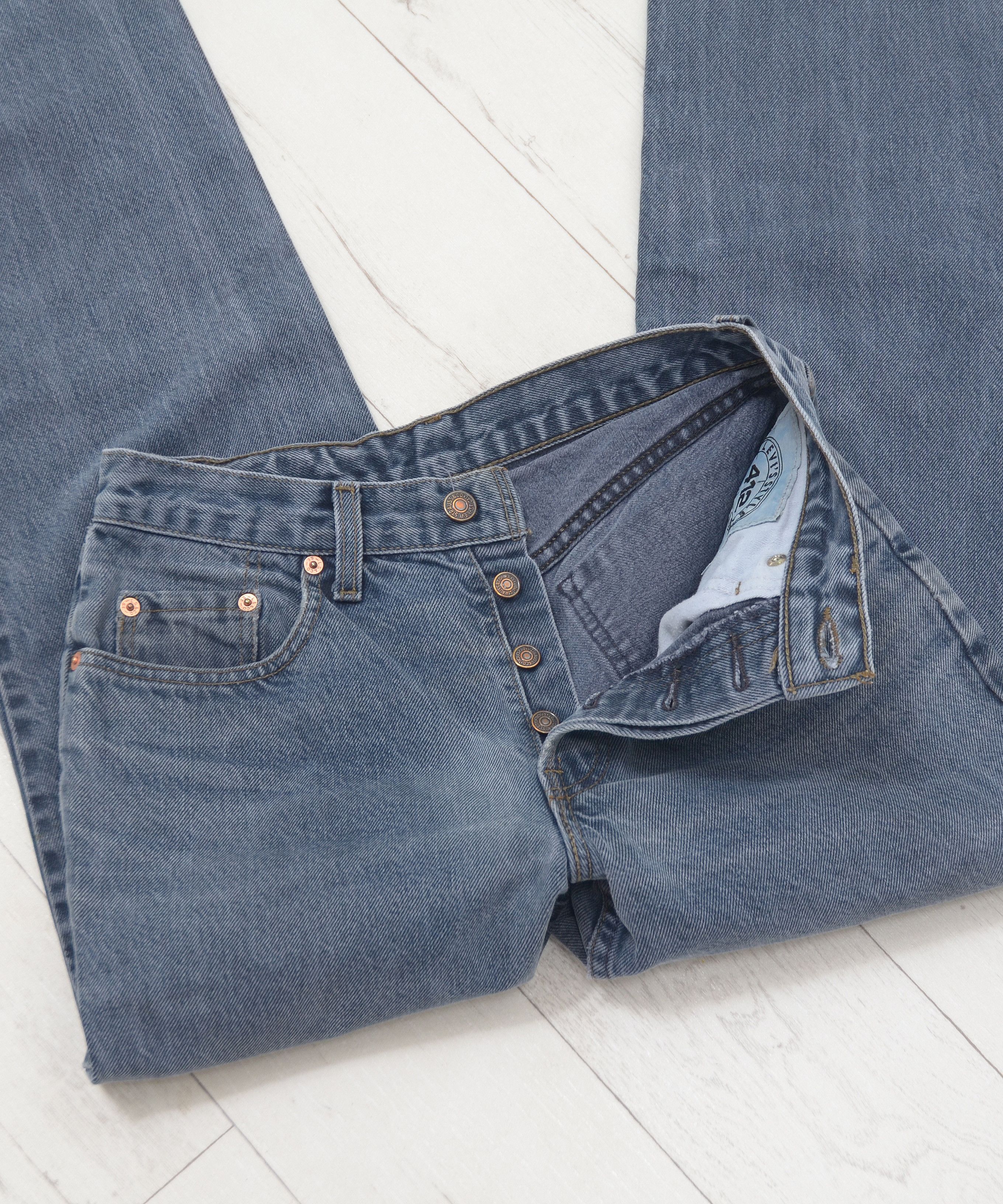 Levi's × Levi's Vintage Clothing × Vintage Vintage Levi’s Levis style 412 FIT Guide orange tab Rare Size US 30 / EU 46 - 12 Thumbnail