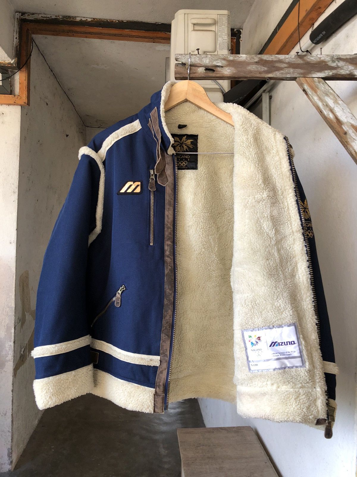Vintage Vintage Mizuno 1998 Nagano Olympic Winter Jacket Japan Teams Size US M / EU 48-50 / 2 - 4 Thumbnail