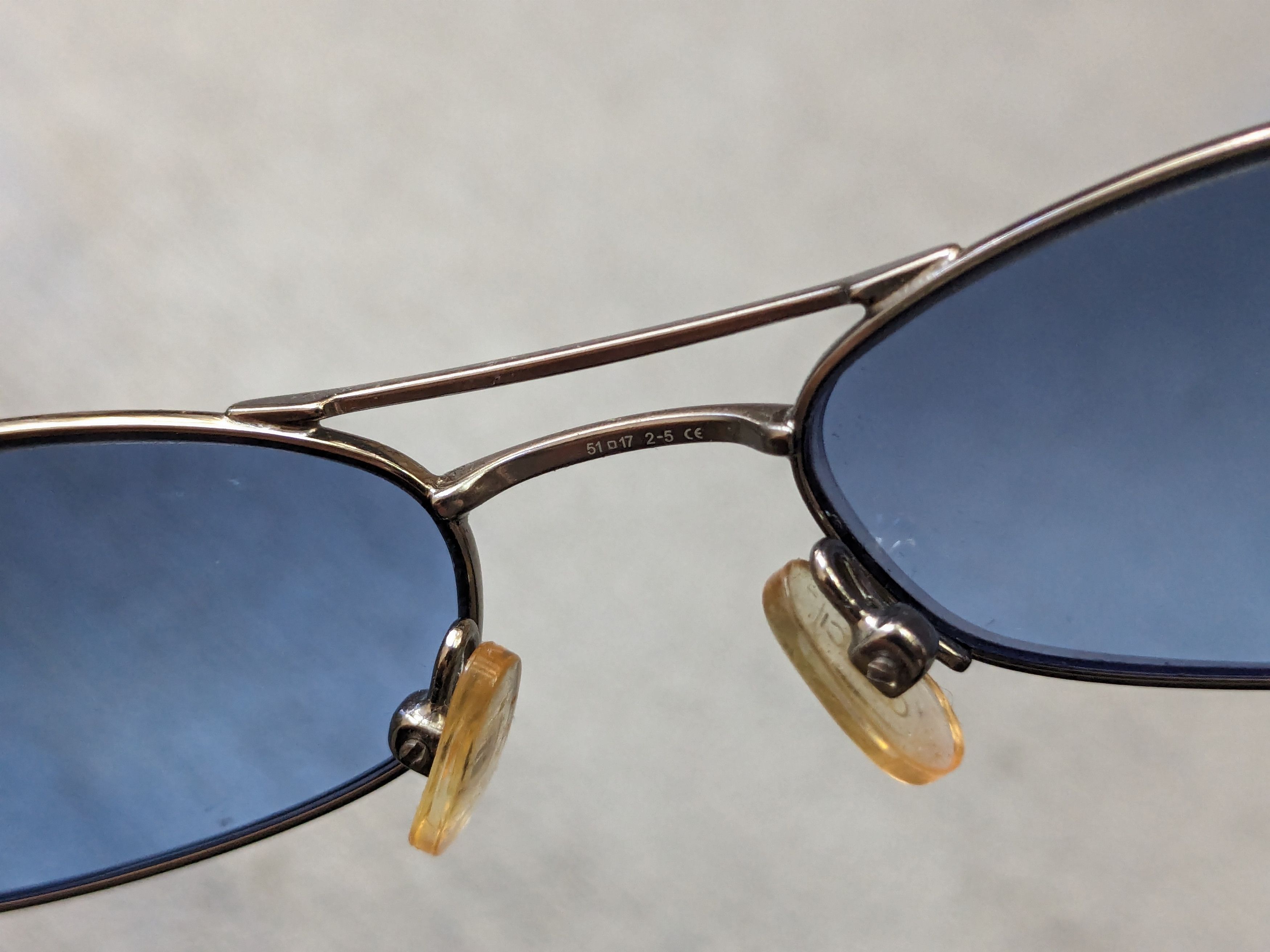 Gucci Gucci Sunglasses GG1681/S Bkue Silver Vintage Y2K Tiny Size ONE SIZE - 10 Thumbnail