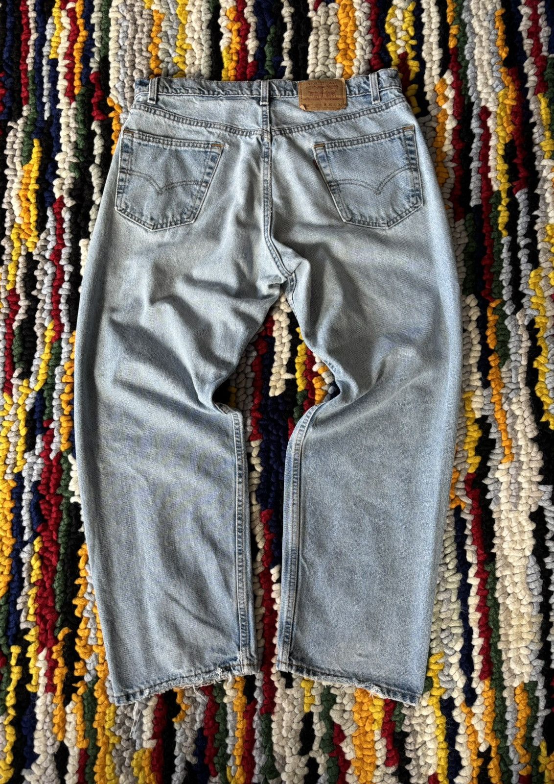 Levi's Vintage Clothing Vintage Trashed Levis Light Wash Size US 36 / EU 52 - 6 Thumbnail