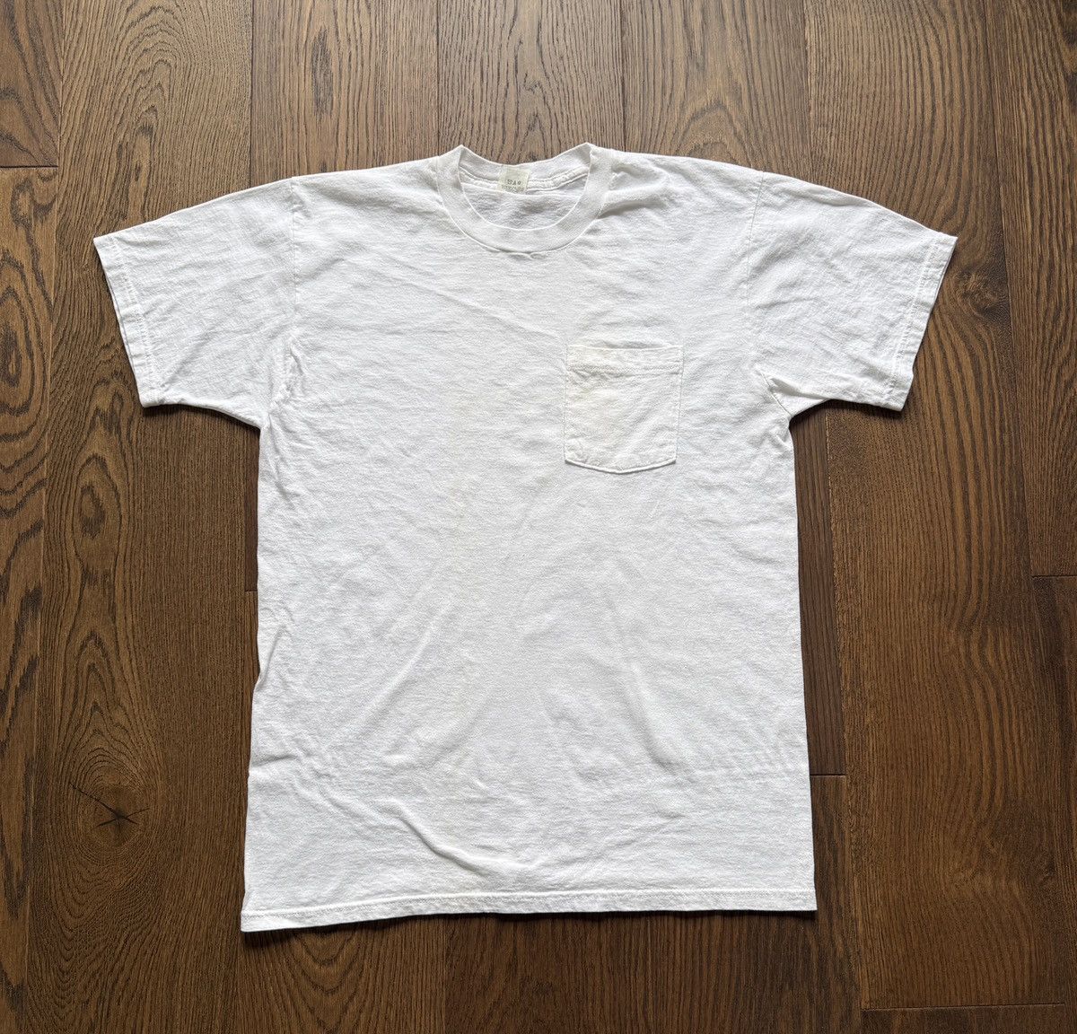 Fruit Of The Loom Vintage 90s Fruit of the Loom Selvedge Pocket Tee Size US XL / EU 56 / 4 - 1 Thumbnail