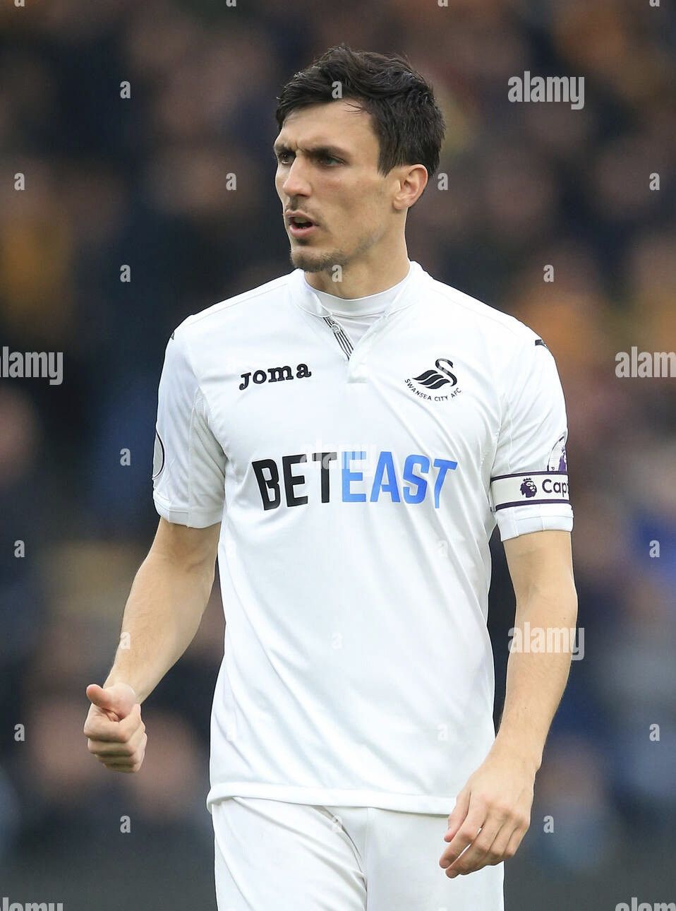 Joma Jack Cork #24 Swansea City 2016-2017 Match Worn Signed Shirt Size US M / EU 48-50 / 2 - 3 Thumbnail