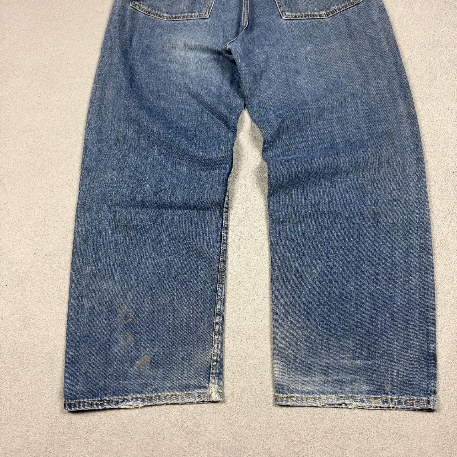 Levi's VTG Levi's SilverTab Low Loose Baggy Faded Stained W38 L32 Size US 38 / EU 54 - 7 Thumbnail