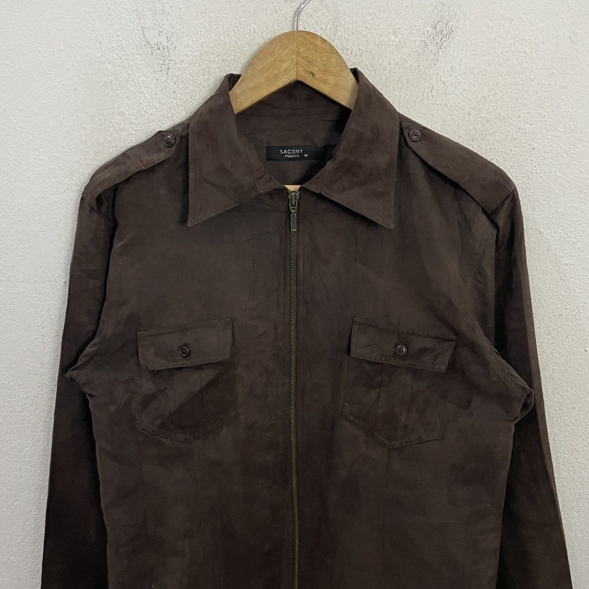 Yohji Yamamoto Vintage Sacsny Y’saccy By Yohji Yamamoto Zipper Ups Tee Size US S / EU 44-46 / 1 - 4 Thumbnail