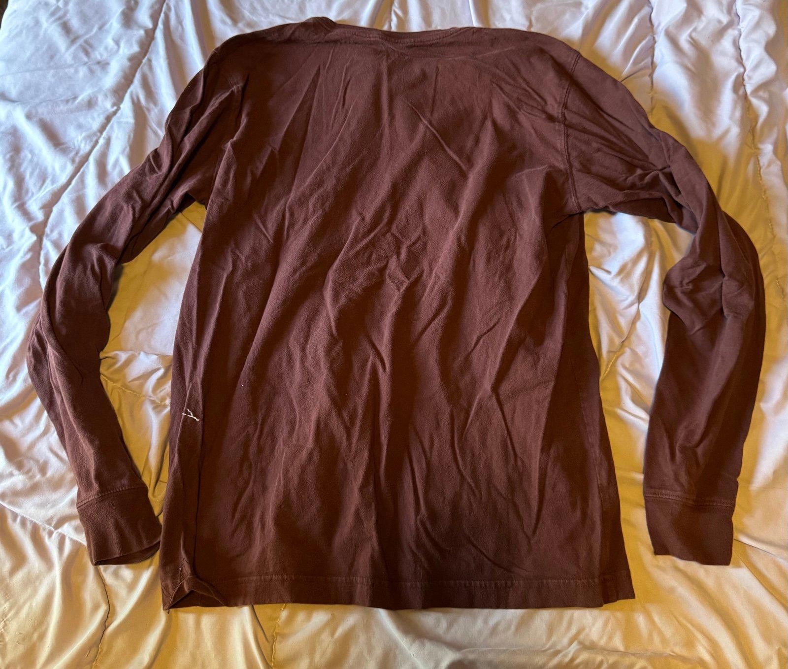 George George Burgundy Long Sleeve Medium Size US M / EU 48-50 / 2 - 2 Thumbnail