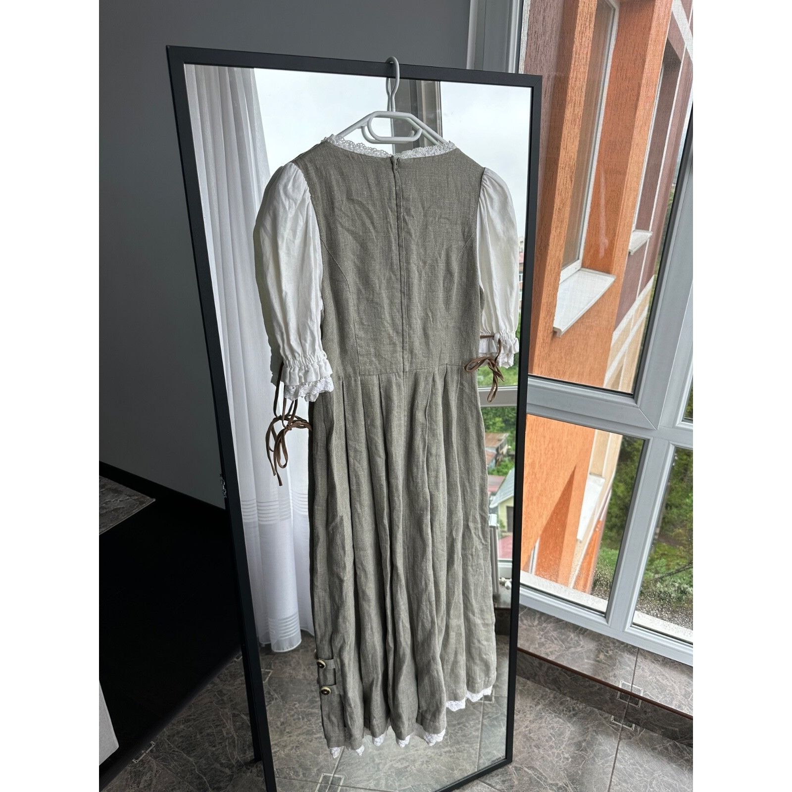 Vintage VTG Hammerschmid Bavarian Austria Style Linen Woman Folk Lon Size M / US 6-8 / IT 42-44 - 17 Thumbnail