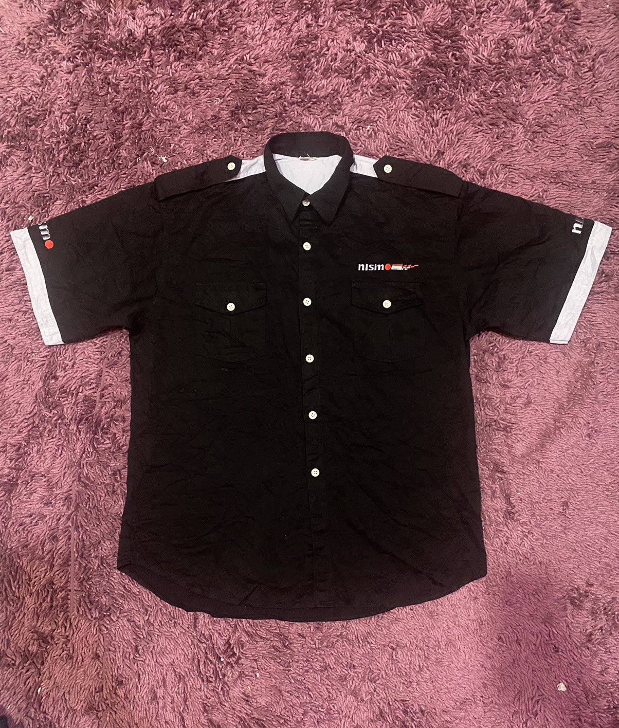 Japanese Brand × Vintage Nismo Nissan Motorsport International Button Up Shirt Size US XL / EU 56 / 4 - 1 Thumbnail