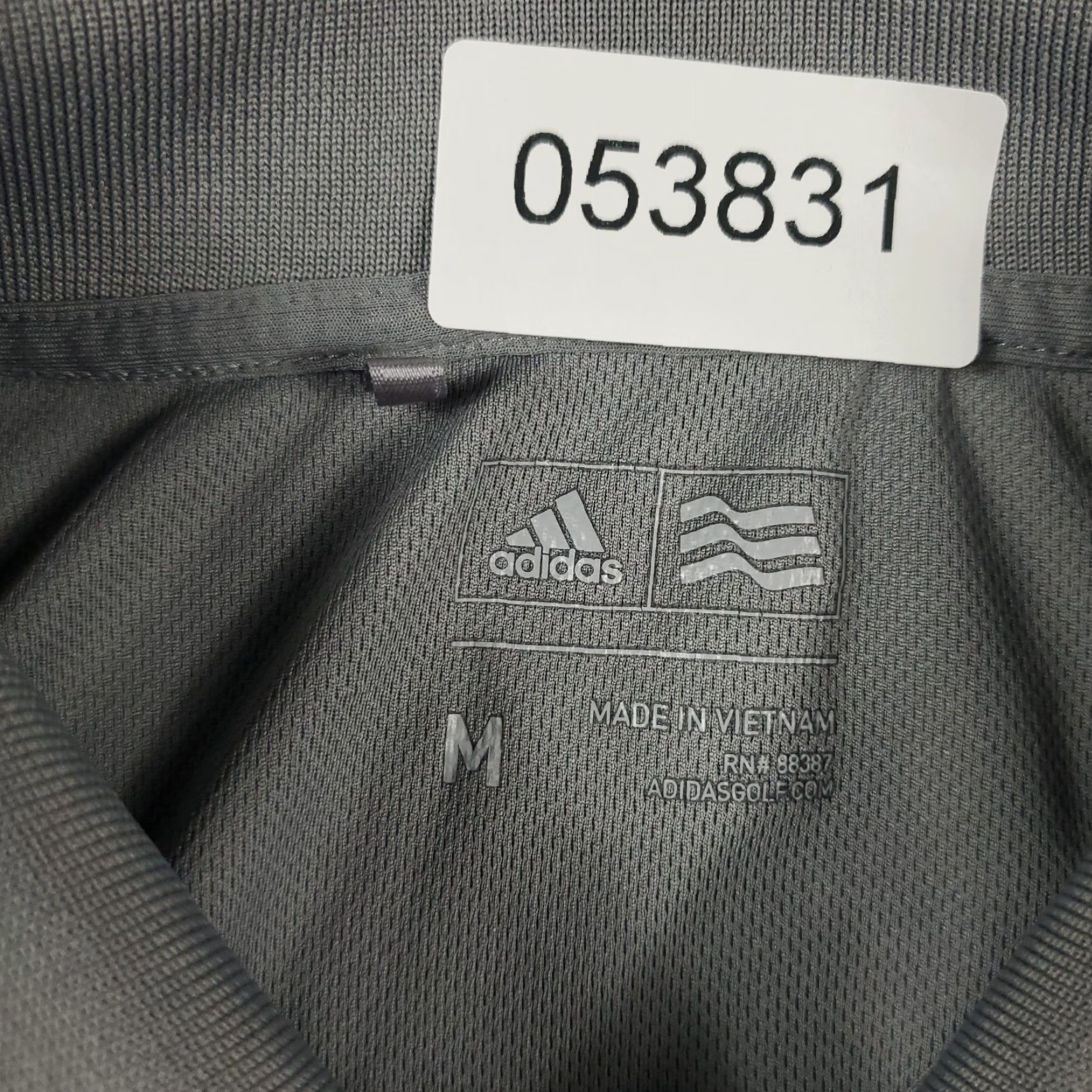 Adidas adidas Polo Shirt Mens Size Medium Gray Golf Casual Short Sleeve STAINED Size US M / EU 48-50 / 2 - 8 Thumbnail
