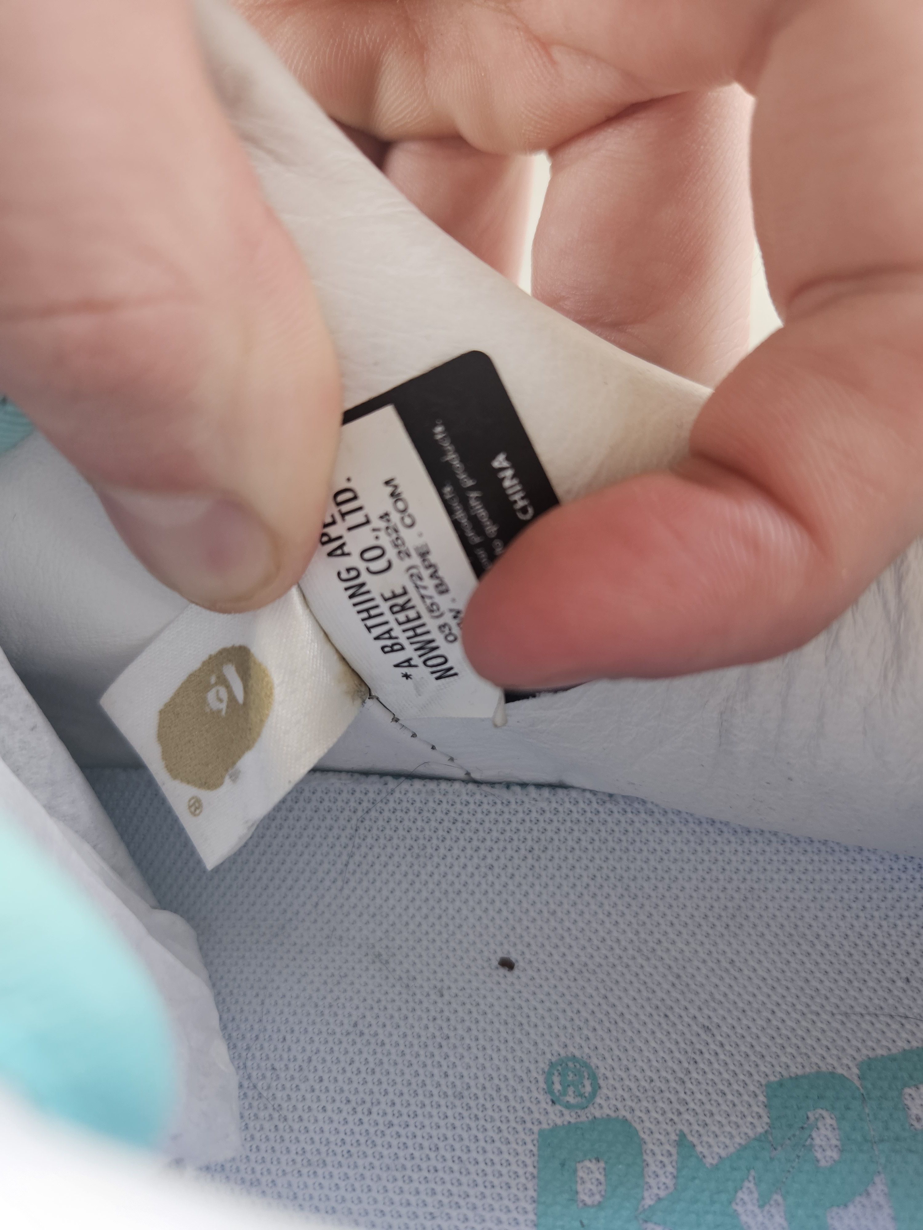 Bape Bapesta Teal White M1 Sneakers Size US 10 / EU 43 - 16 Thumbnail