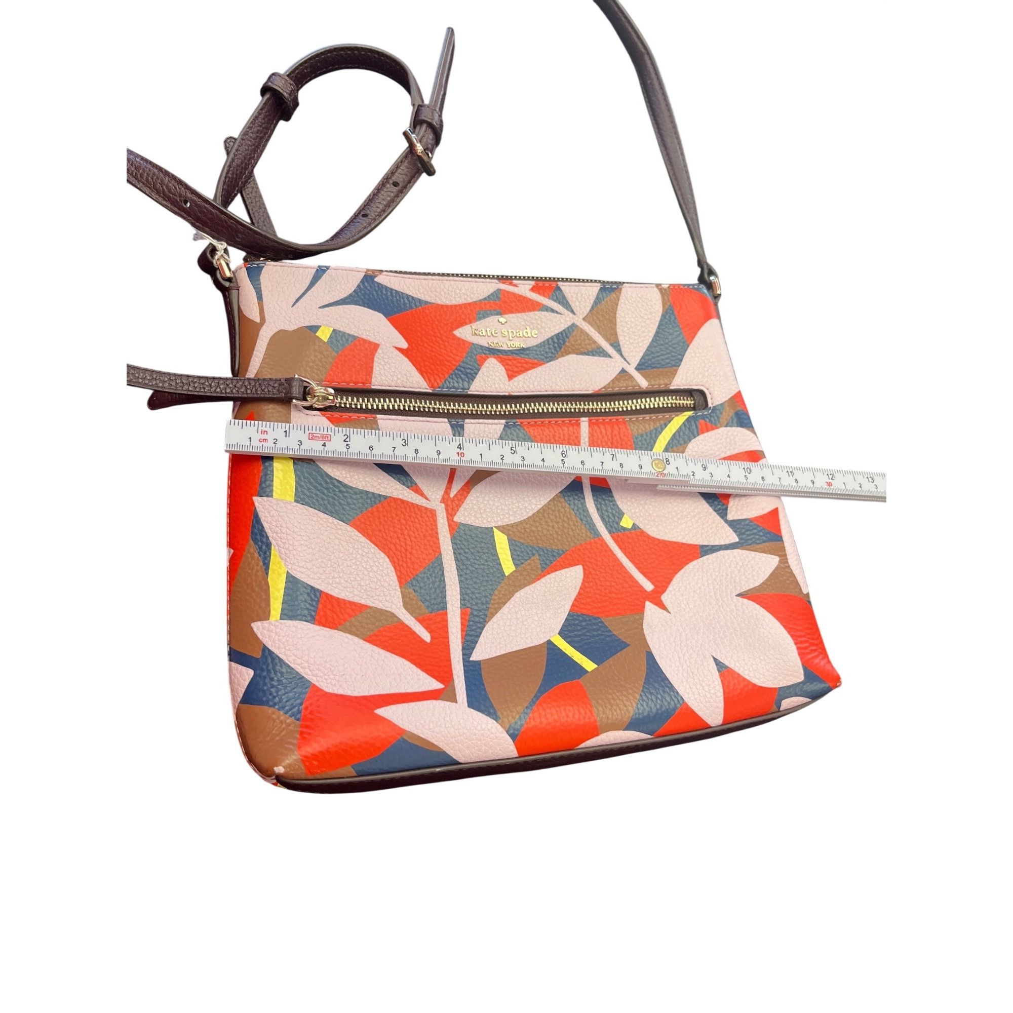 Kate Spade Kate Spade NY woms blue red floral crossbody handbag 9.5"x10 Size ONE SIZE - 10 Thumbnail