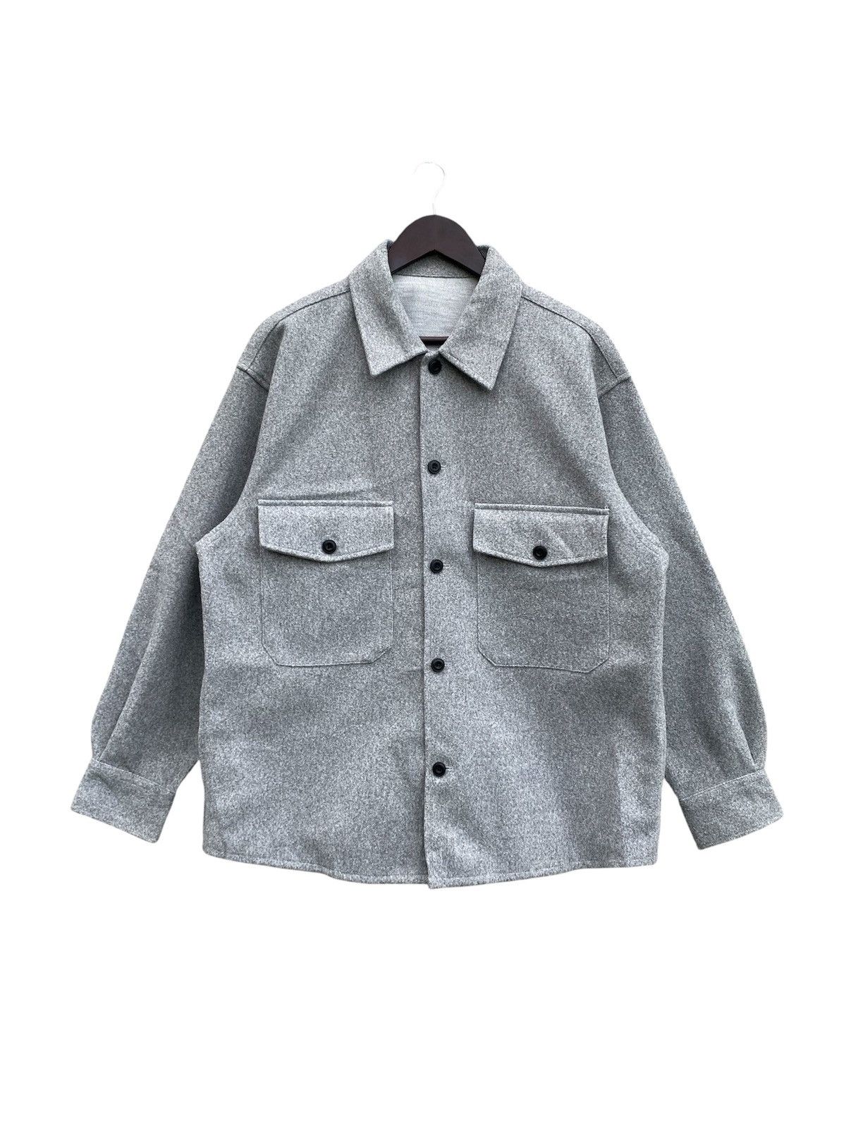 Japanese Brand Japanese Brand Shirt Jacket Streetwear Size US XL / EU 56 / 4 - 1 Thumbnail